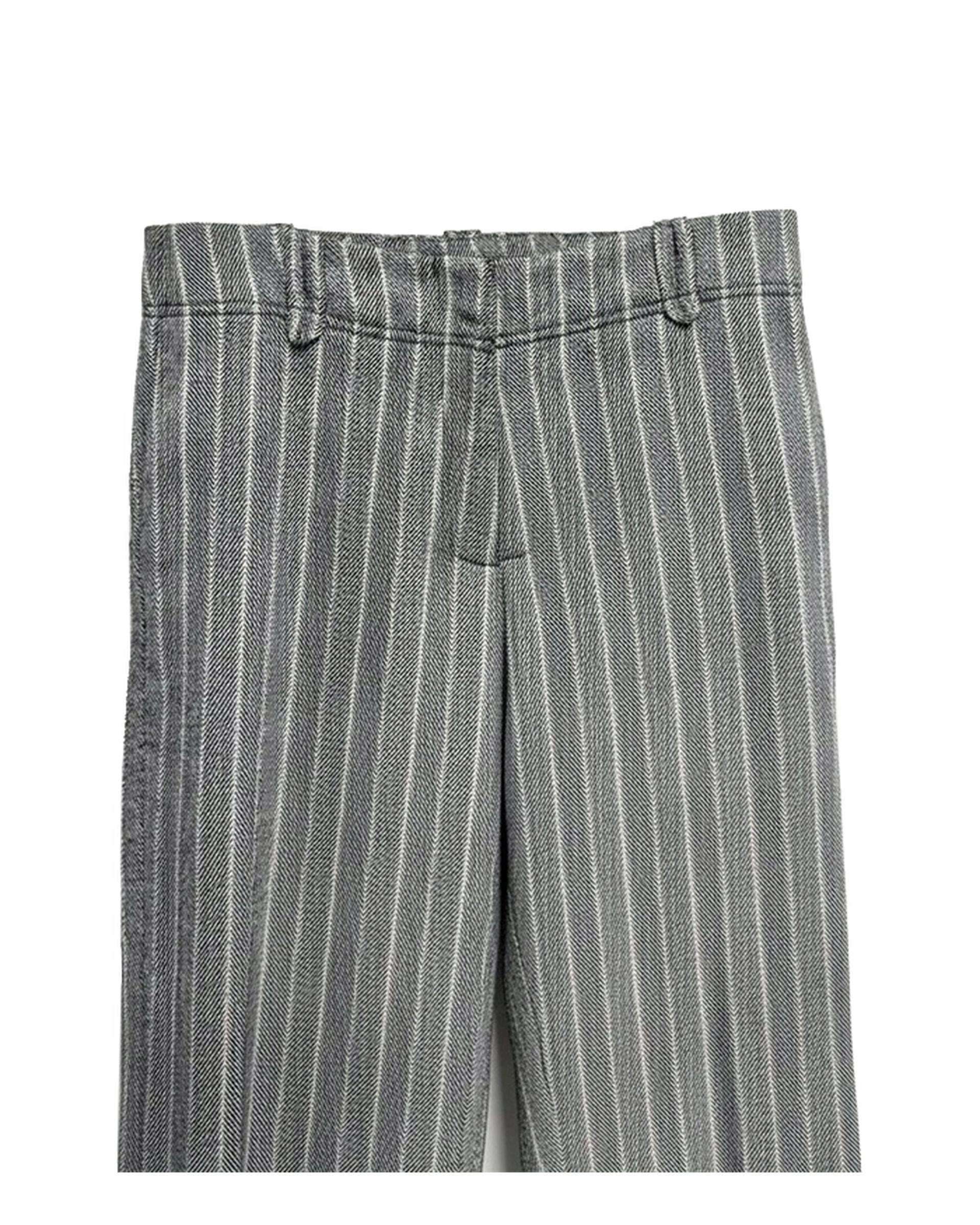 شلوار زنانه طوسی مشکی نیواریا Nivarya کد 1074