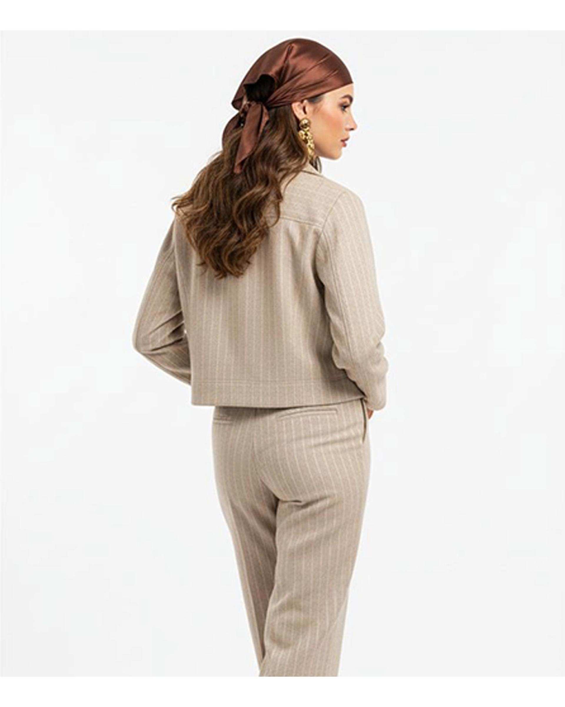 شلوار زنانه نسکافه ای نیواریا Nivarya کد 1074