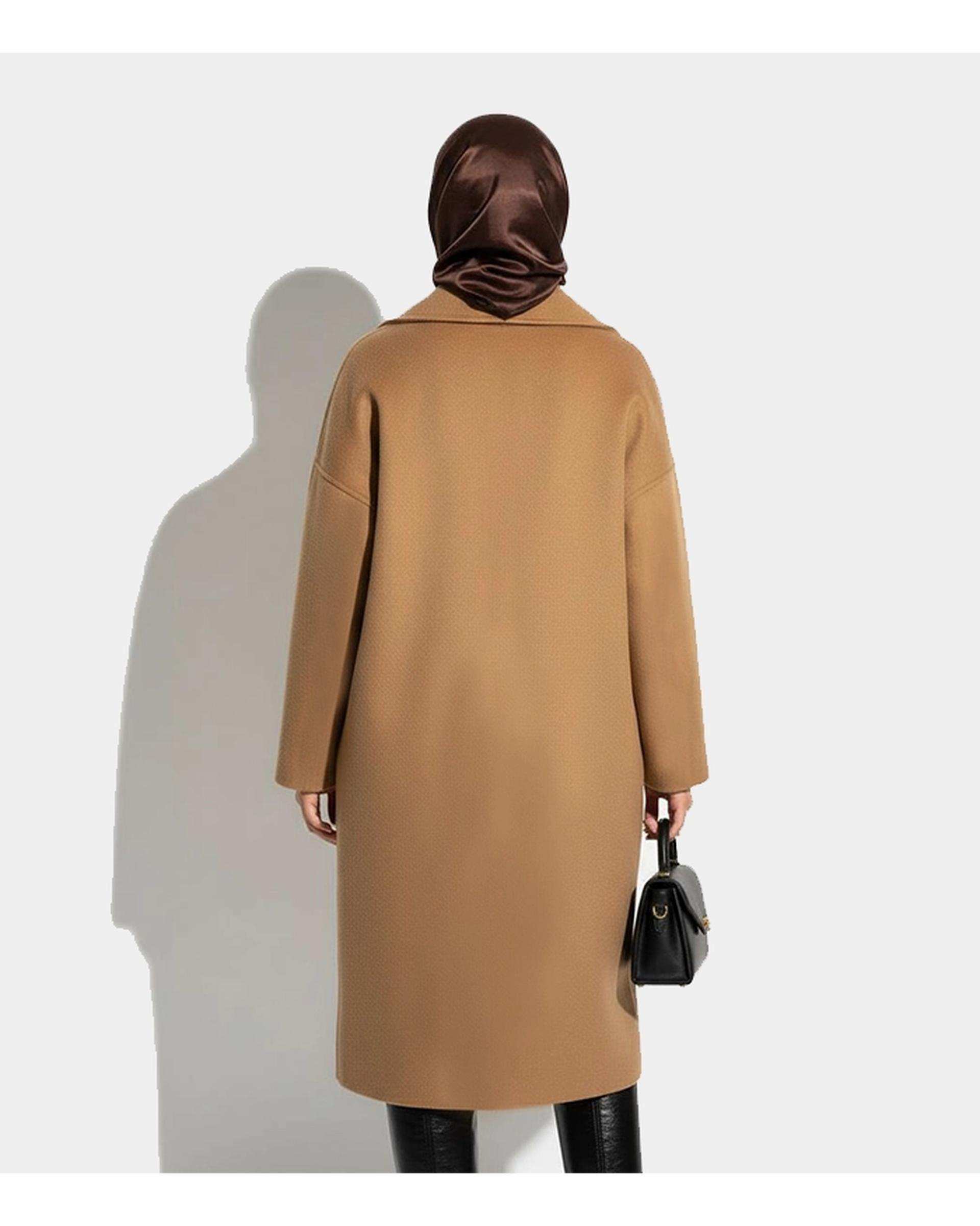 پالتو زنانه فوتر نسکافه ای نیواریا Nivarya کد 1088