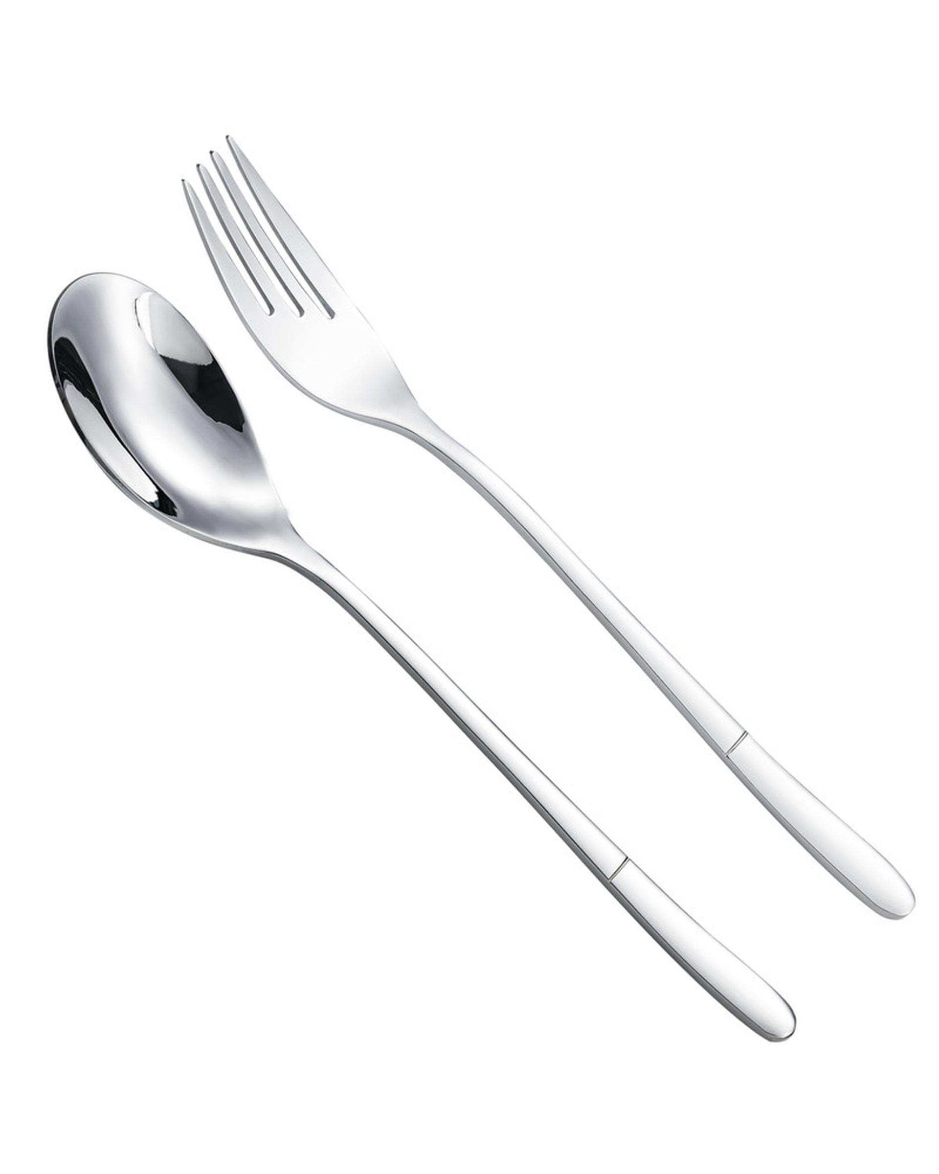 سرویس قاشق و چنگال 4 پارچه 2 نفره جی فی نی Giffini مدل 06