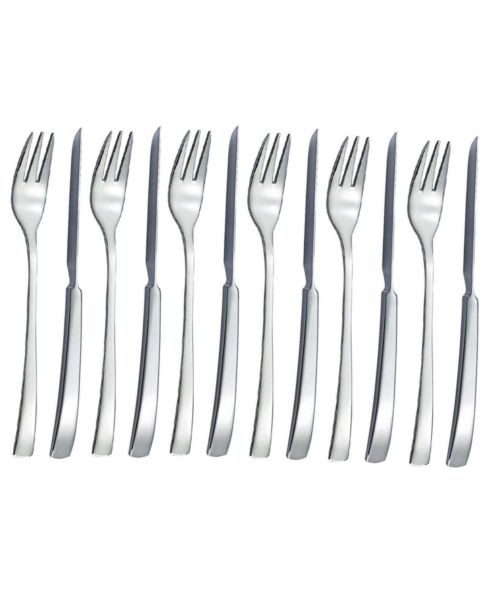 سرویس کارد و چنگال 12 پارچه 6 نفره جی فی نی Giffini مدل 141