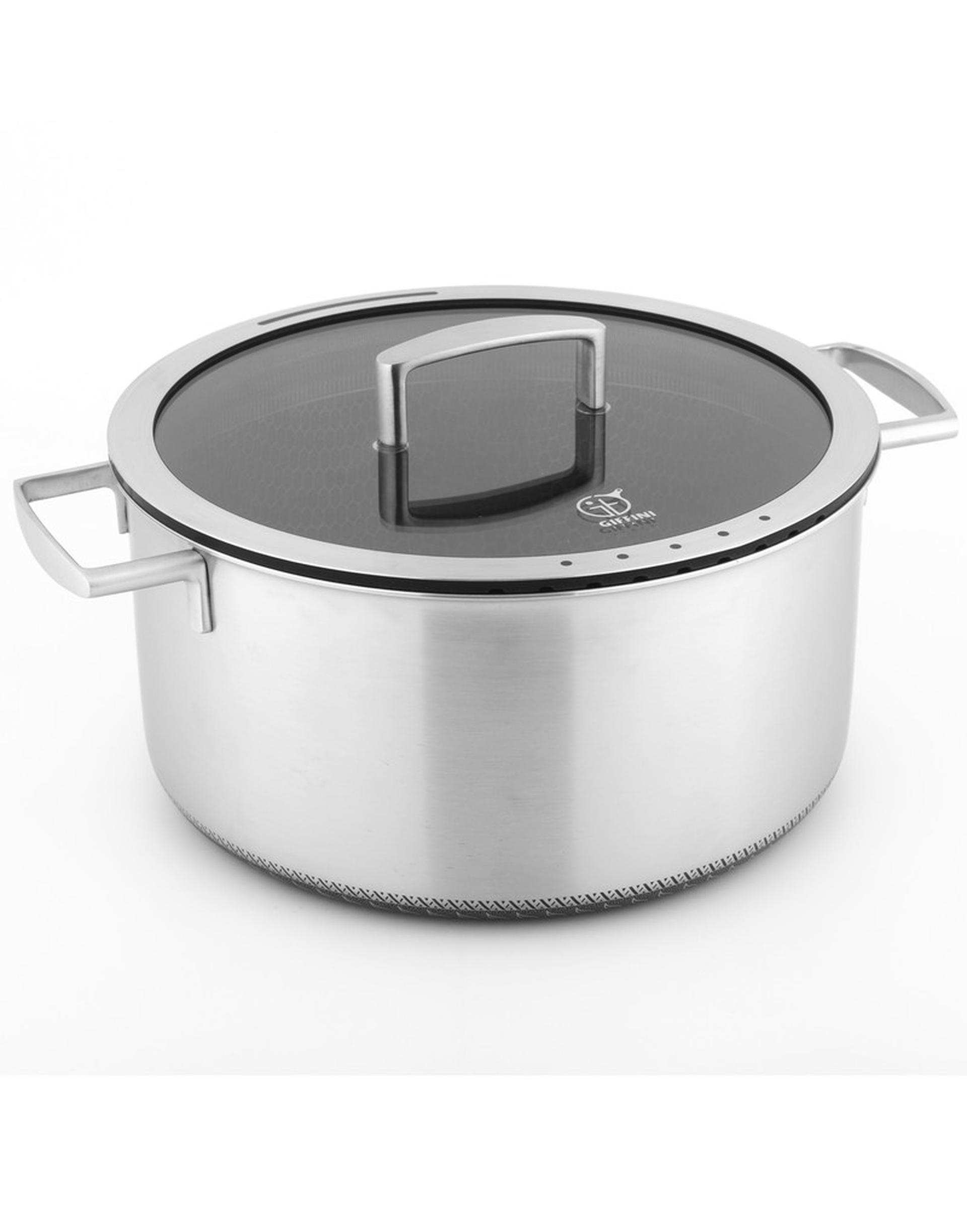 سرویس قابلمه و تابه 9 پارچه استیل جی فی نی Giffini مدل 09