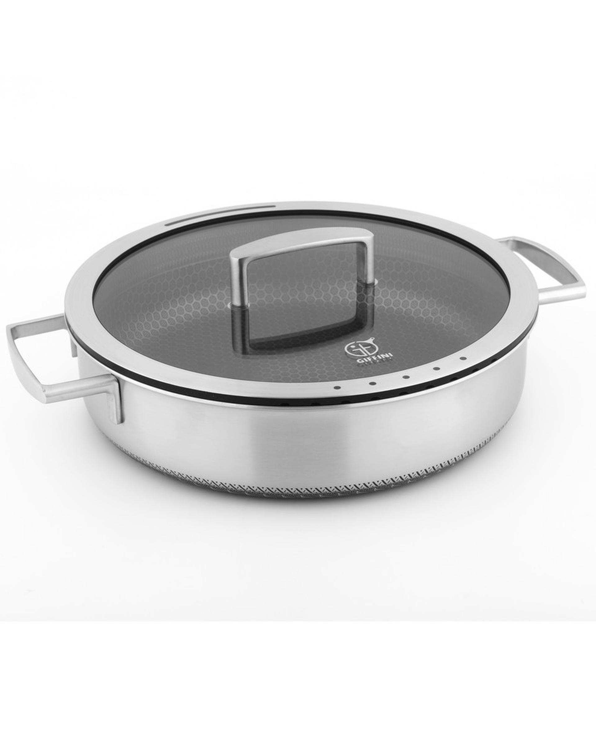 سرویس قابلمه و تابه 9 پارچه استیل جی فی نی Giffini مدل 09