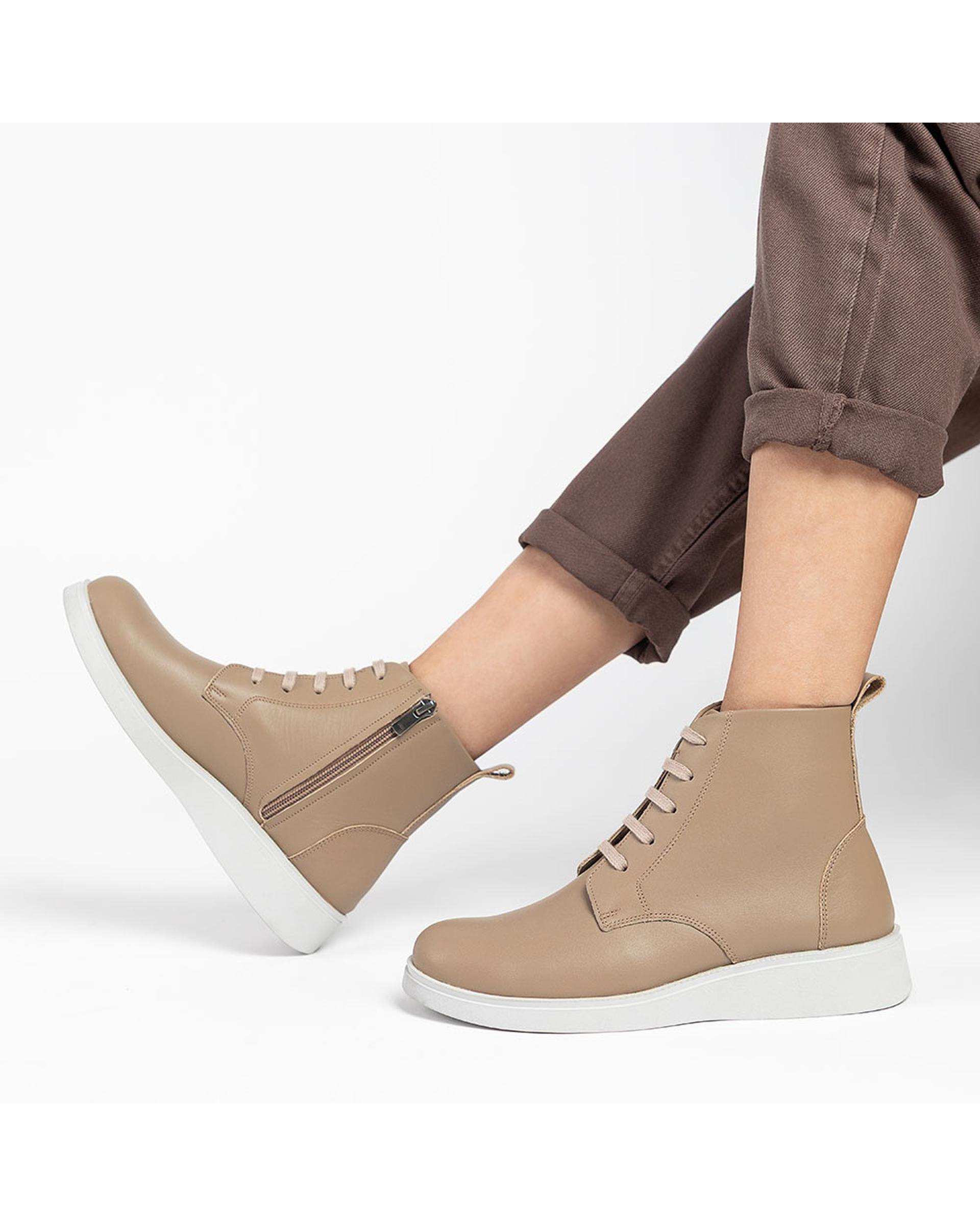 بوت چرم زنانه ویزون برتونیکس Berttonix کد 2466