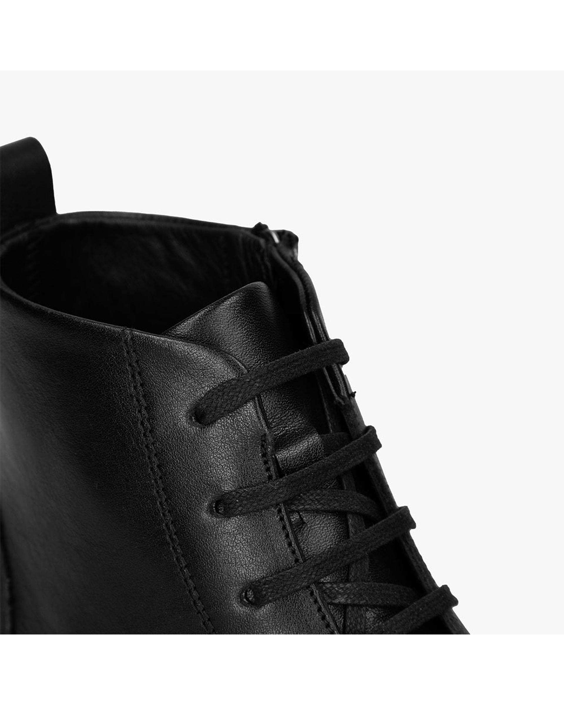 بوت چرم زنانه مشکی برتونیکس Berttonix کد 2466