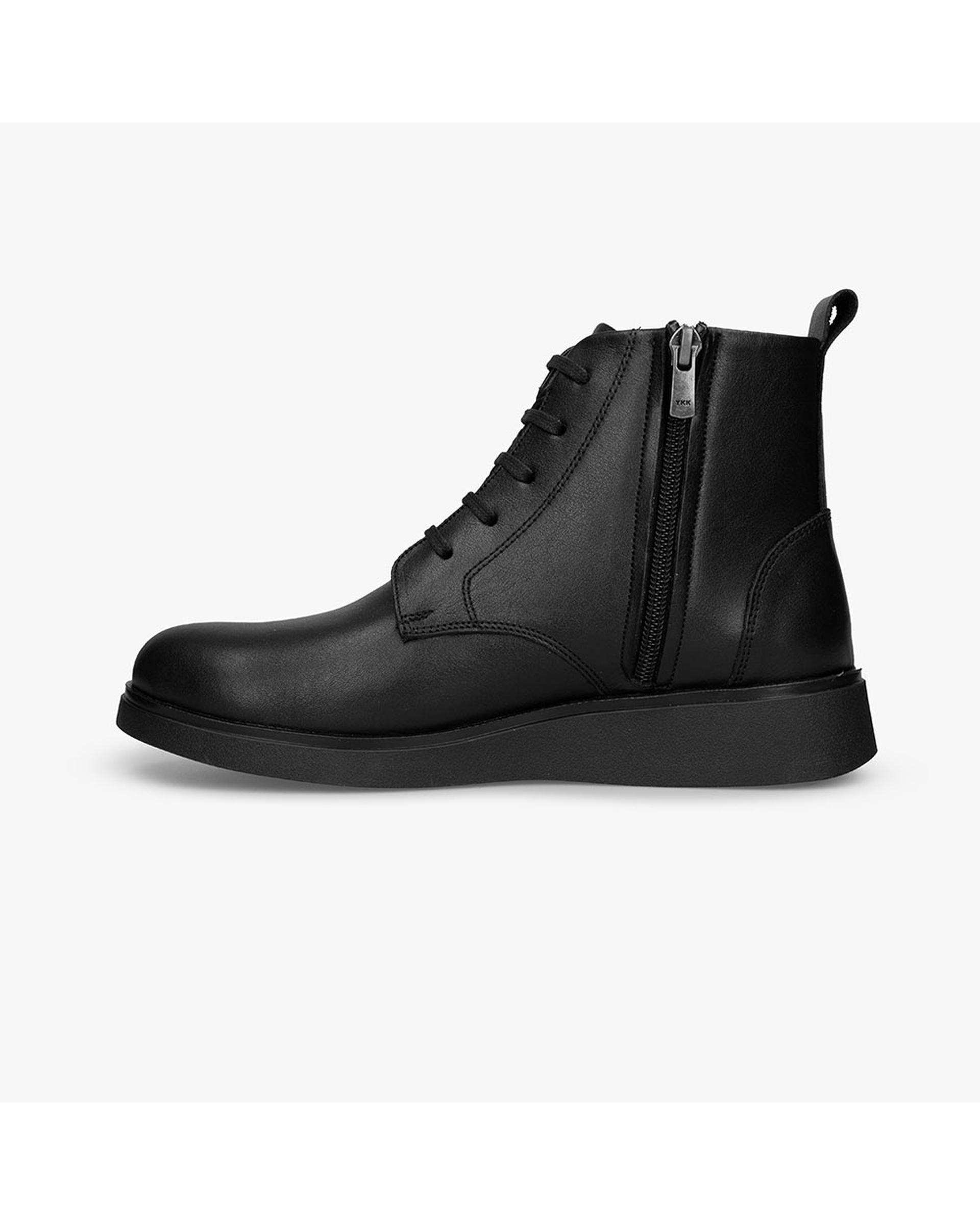 بوت چرم زنانه مشکی برتونیکس Berttonix کد 2466