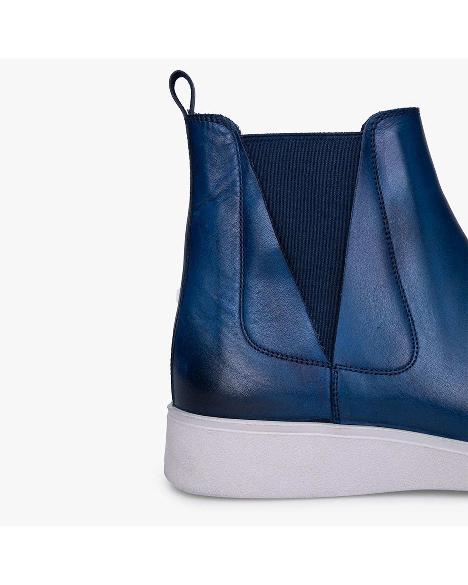 بوت چرم زنانه سرمه ای برتونیکس Berttonix کد MT-۴۰۸۷