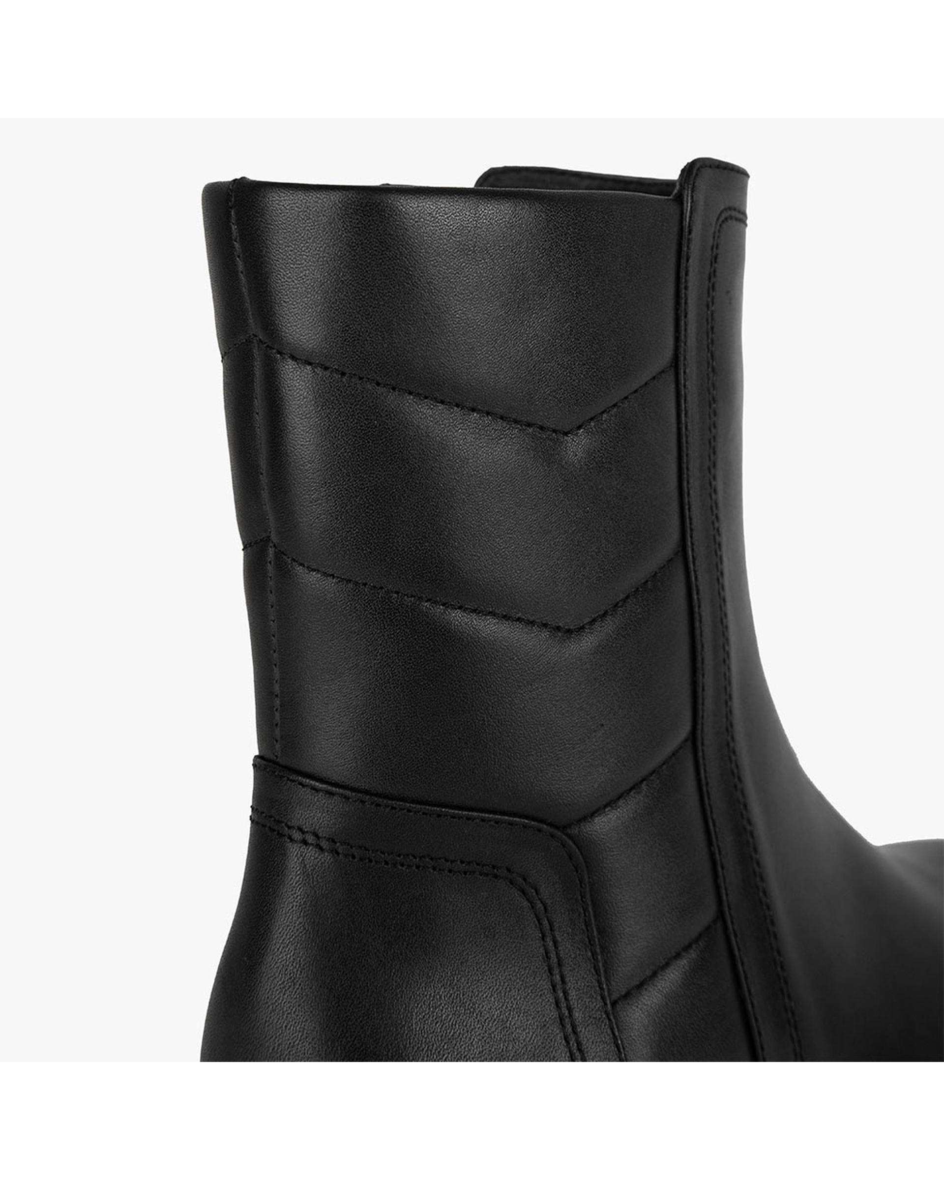 بوت چرم زنانه مشکی برتونیکس Berttonix کد A-4027