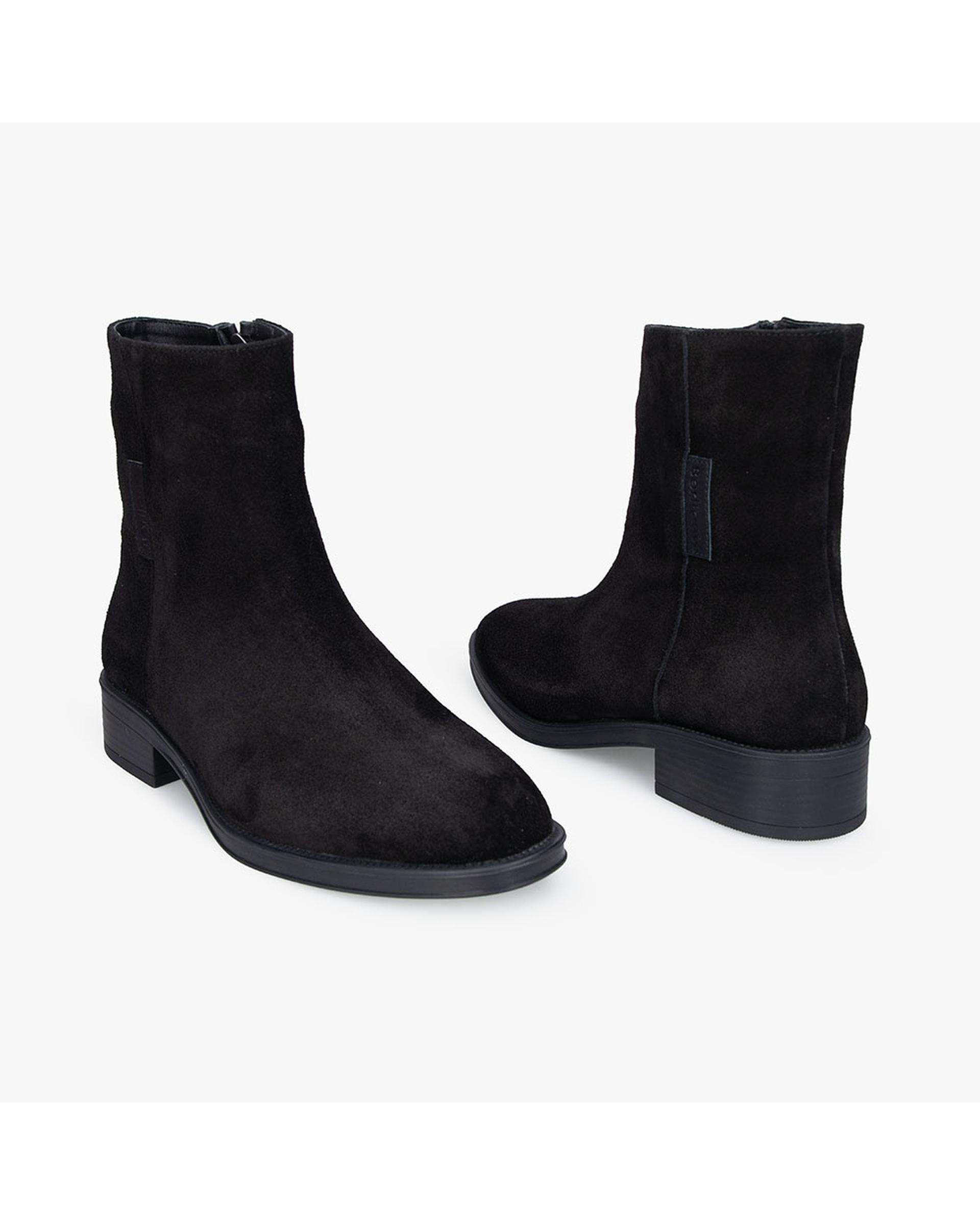 بوت چرم زنانه مشکی برتونیکس Berttonix کد A-۴۰۳۱