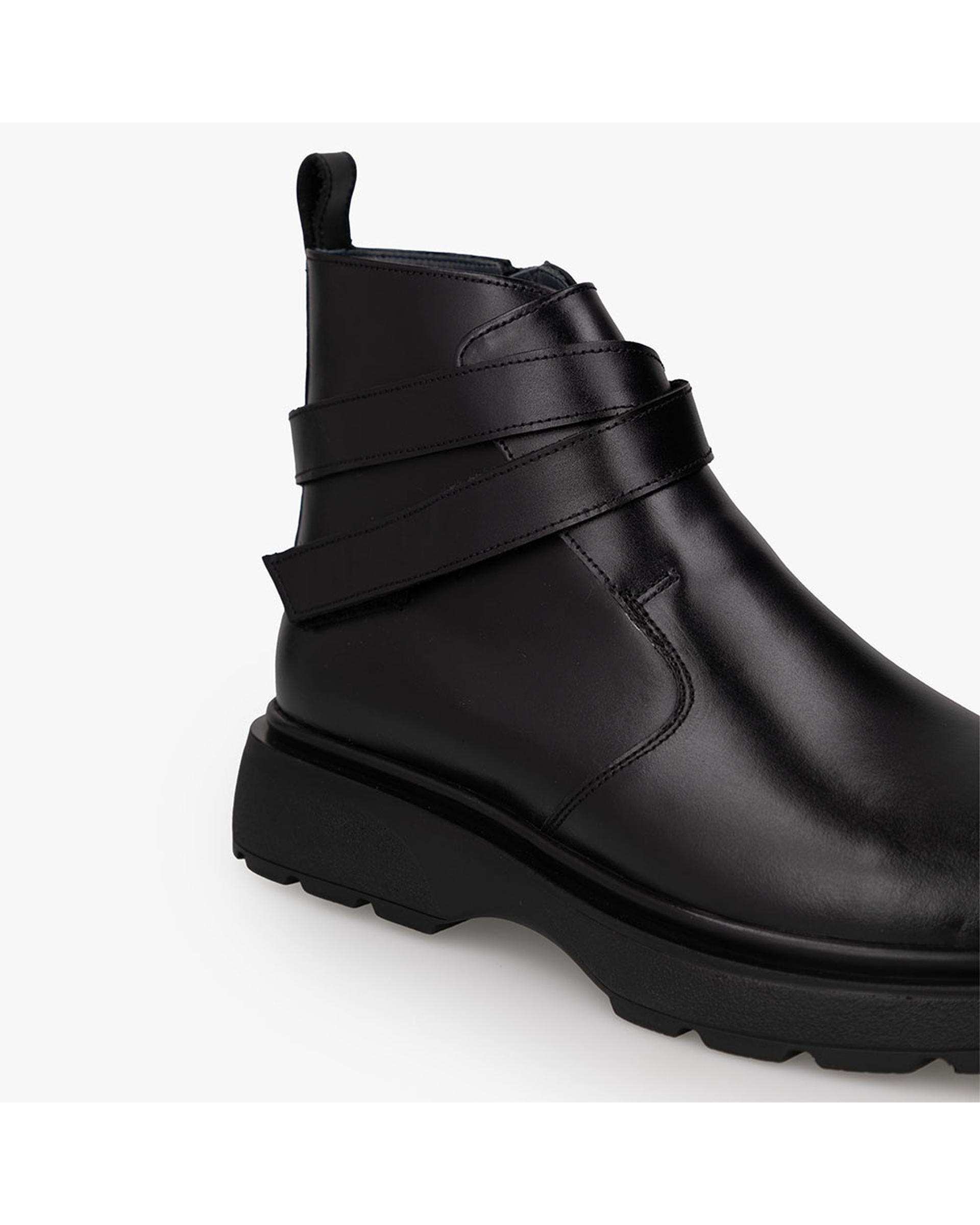 بوت چرم زنانه مشکی برتونیکس Berttonix کد M-۴۱۰