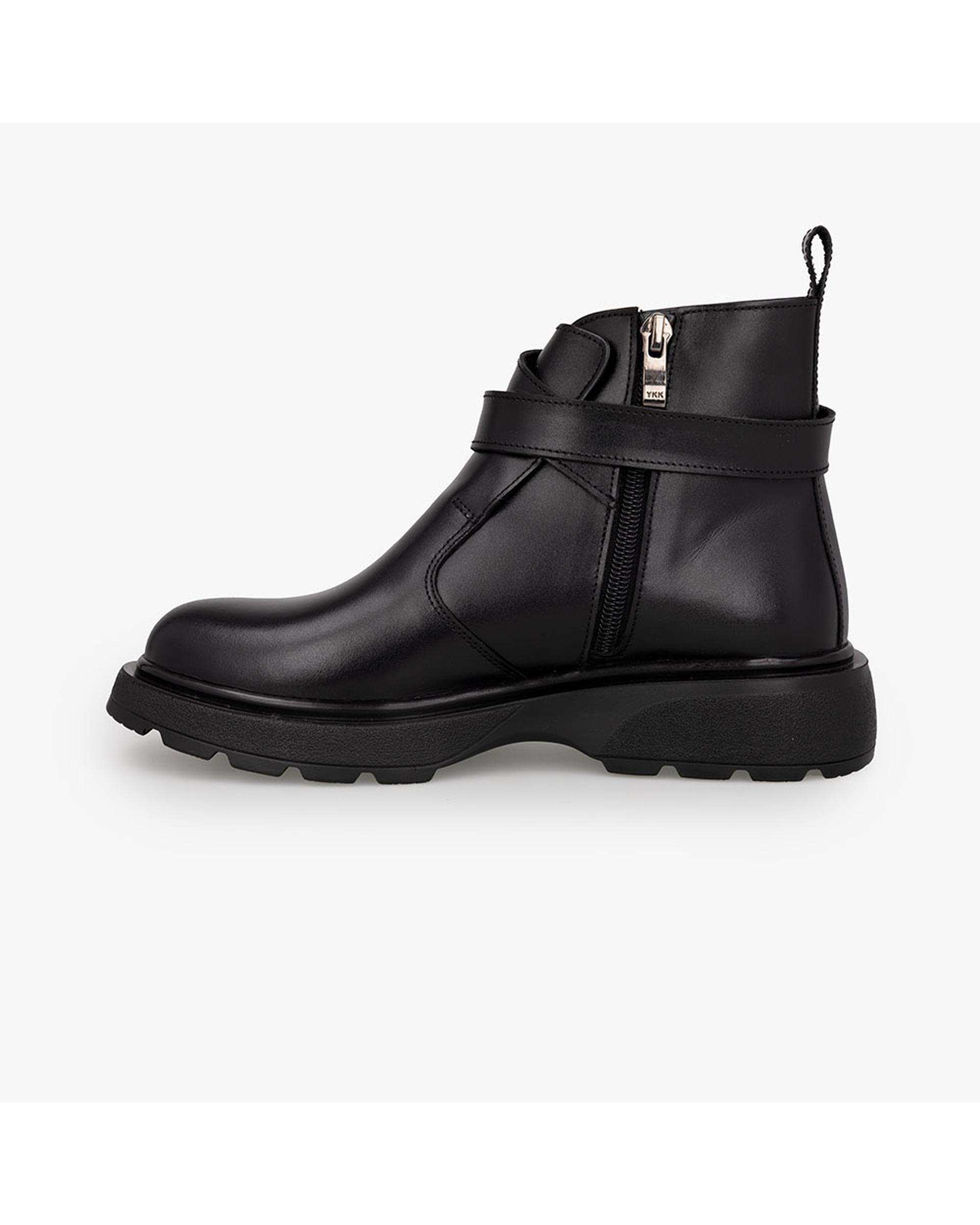 بوت چرم زنانه مشکی برتونیکس Berttonix کد M-۴۱۰