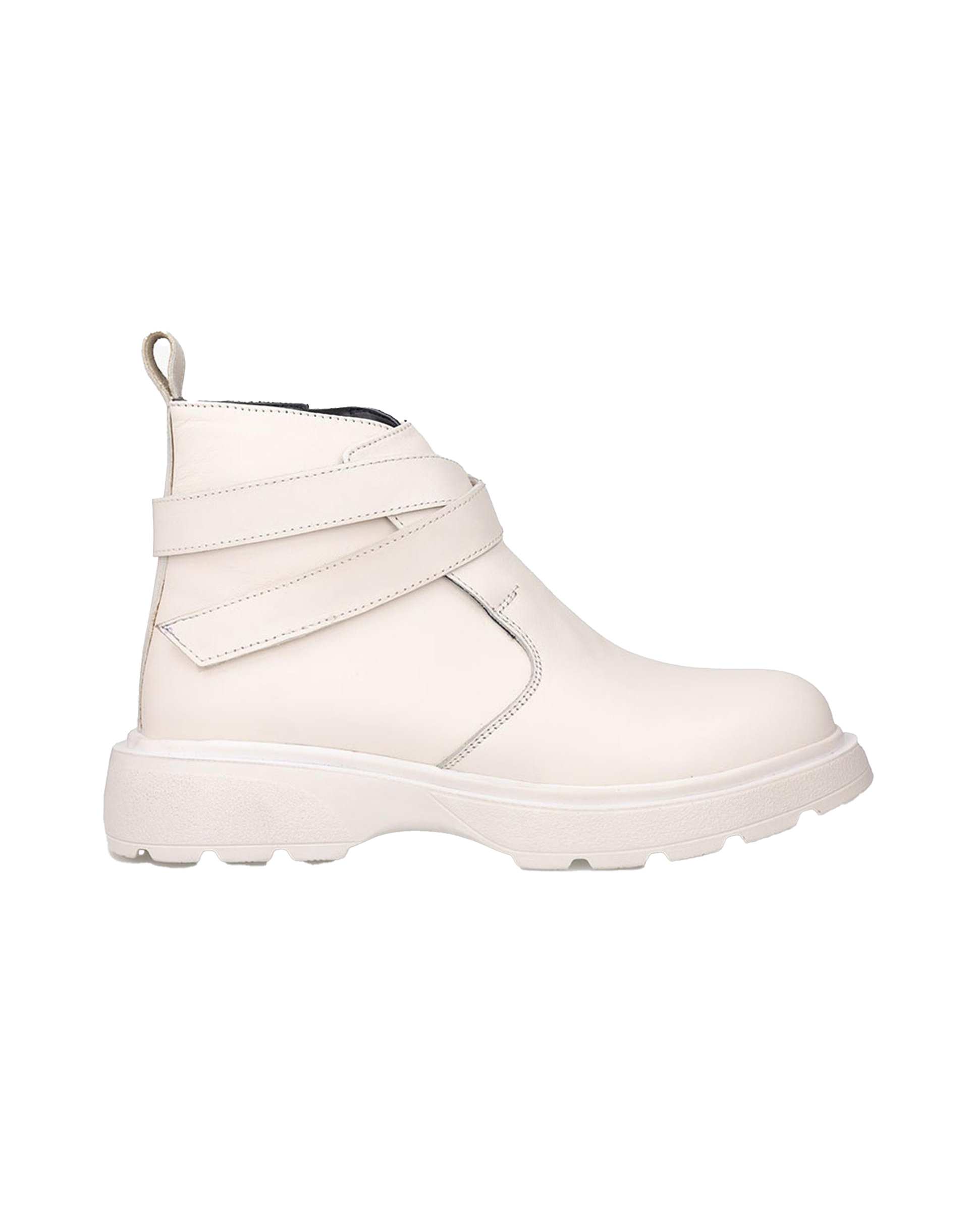 بوت چرم زنانه سفید برتونیکس Berttonix کد M-۴۱۰