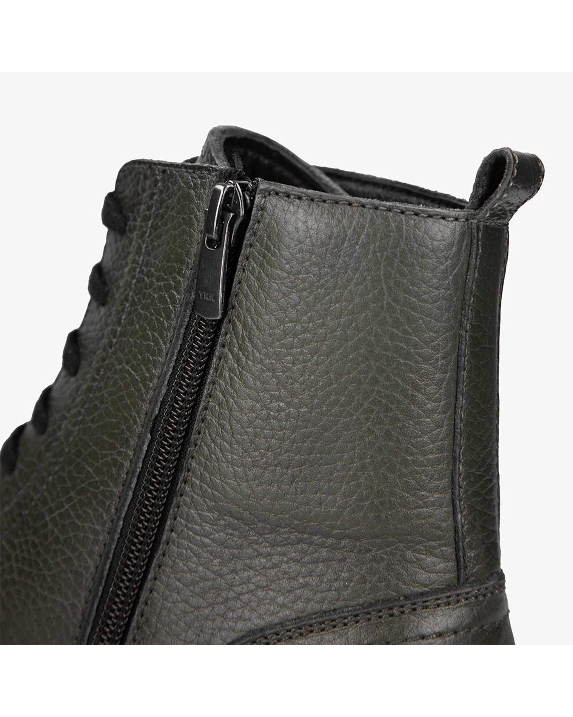 بوت چرم مردانه سبز برتونیکس Berttonix کد ES-۴۰۶۰