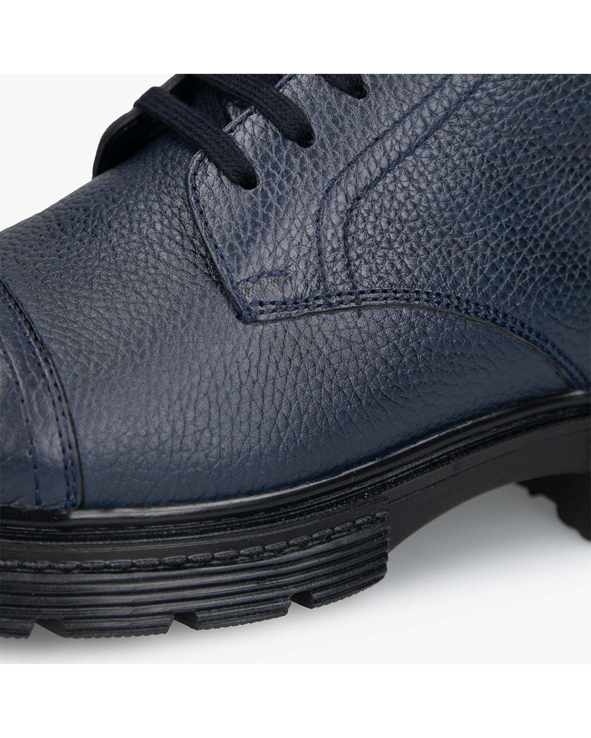 بوت چرم مردانه سرمه ای برتونیکس Berttonix کد ES-۴۰۶۰