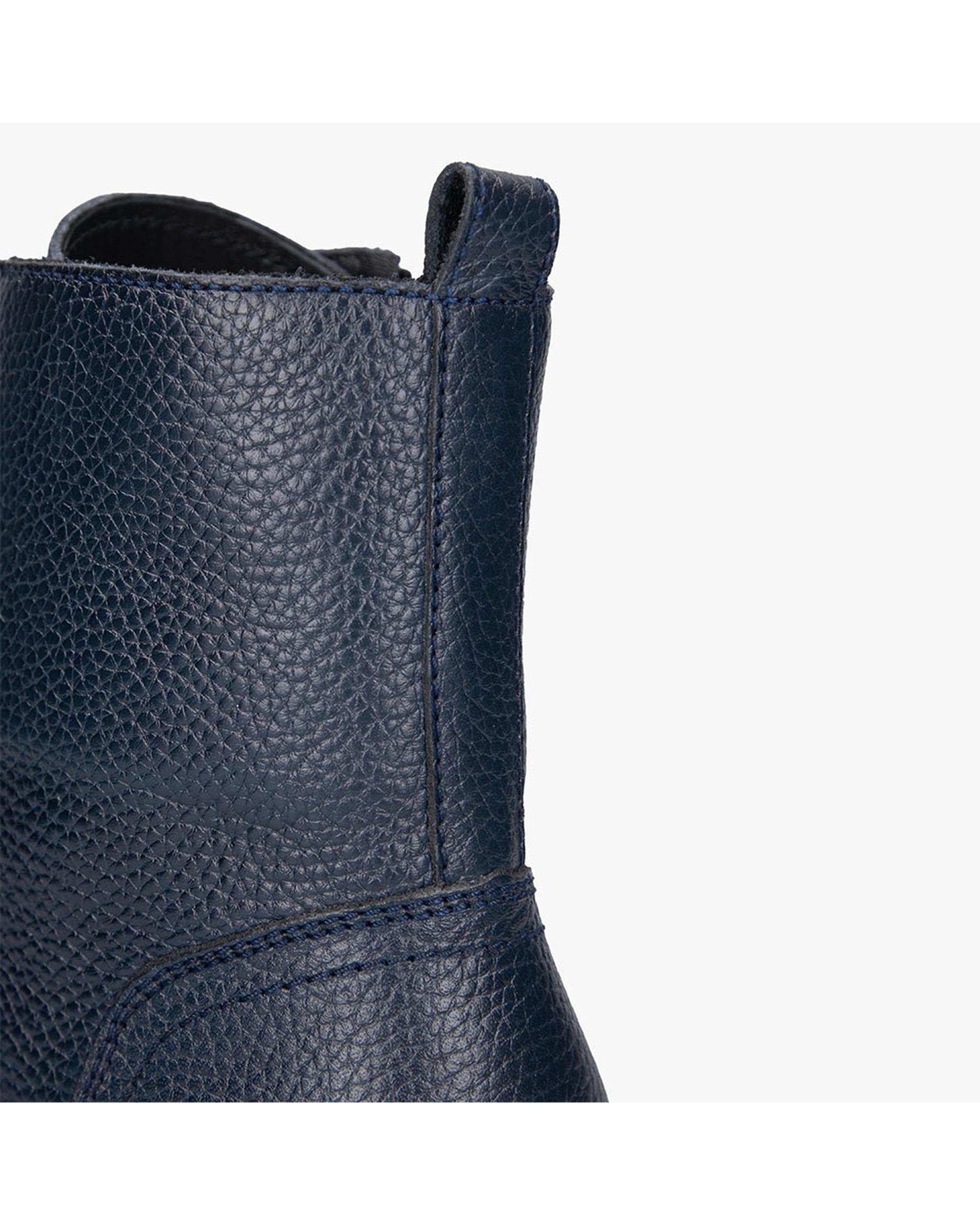 بوت چرم مردانه سرمه ای برتونیکس Berttonix کد ES-۴۰۶۰