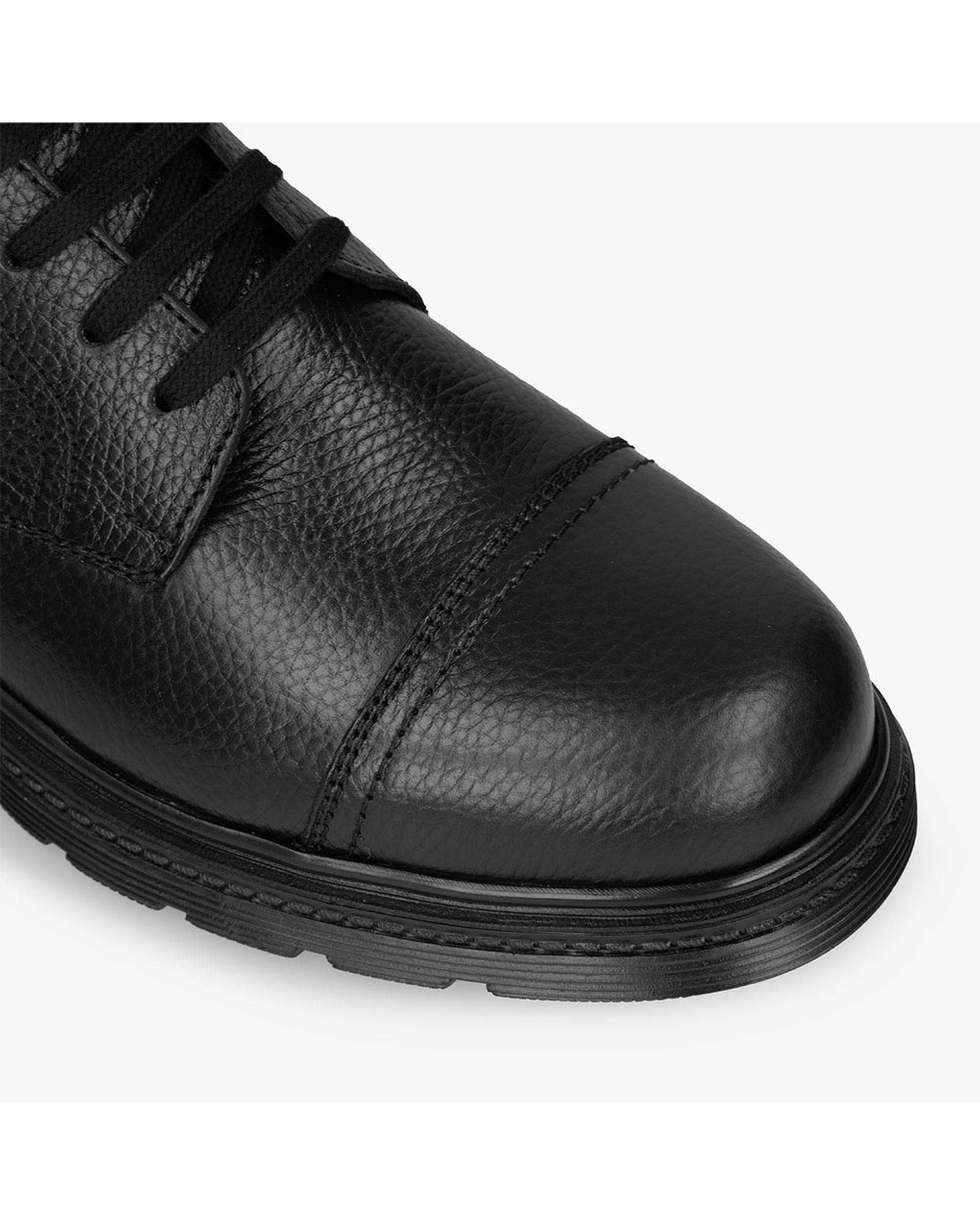 بوت چرم مردانه مشکی برتونیکس Berttonix کد ES-۴۰۶۰