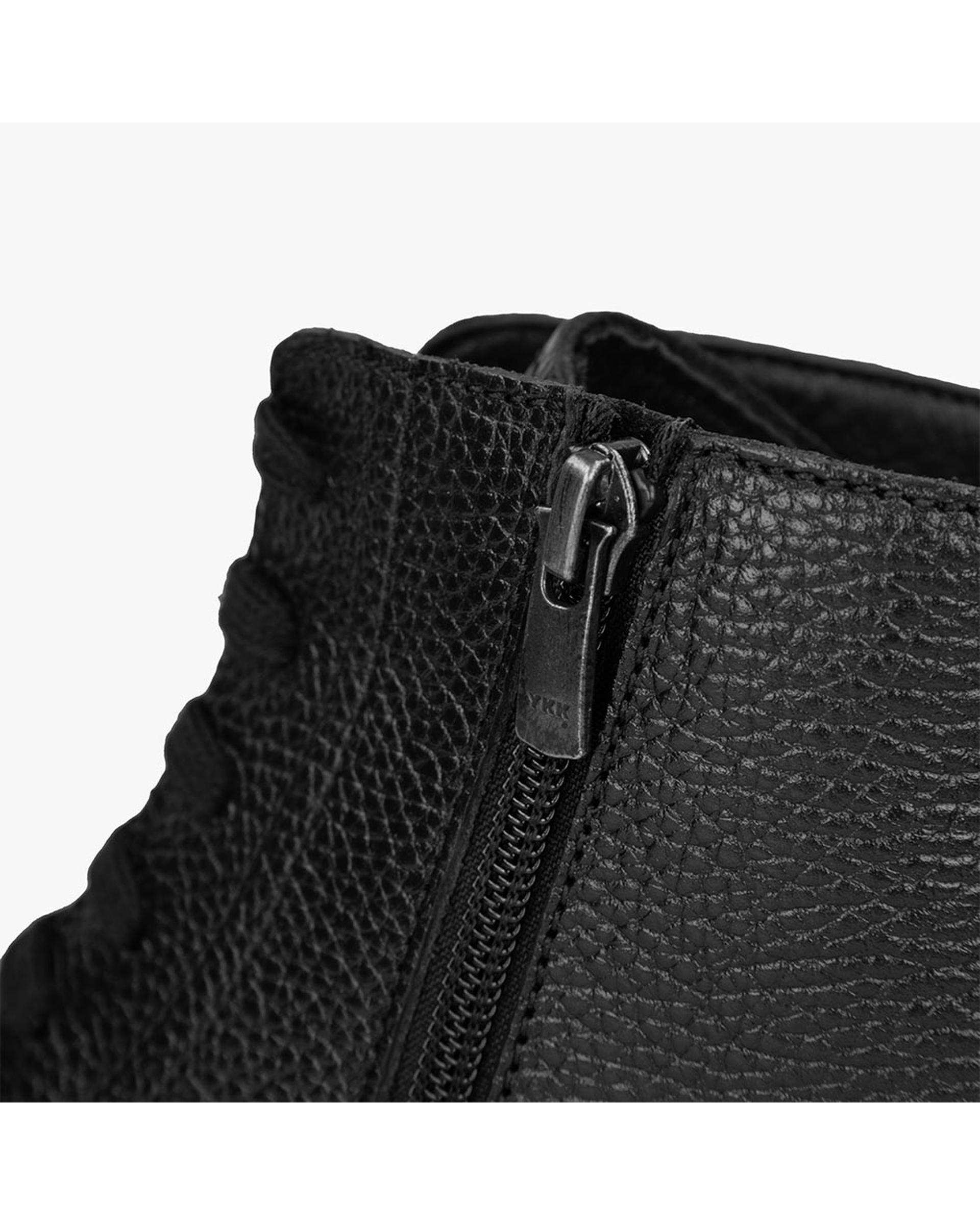 بوت چرم مردانه مشکی برتونیکس Berttonix کد ES-۴۰۶۰