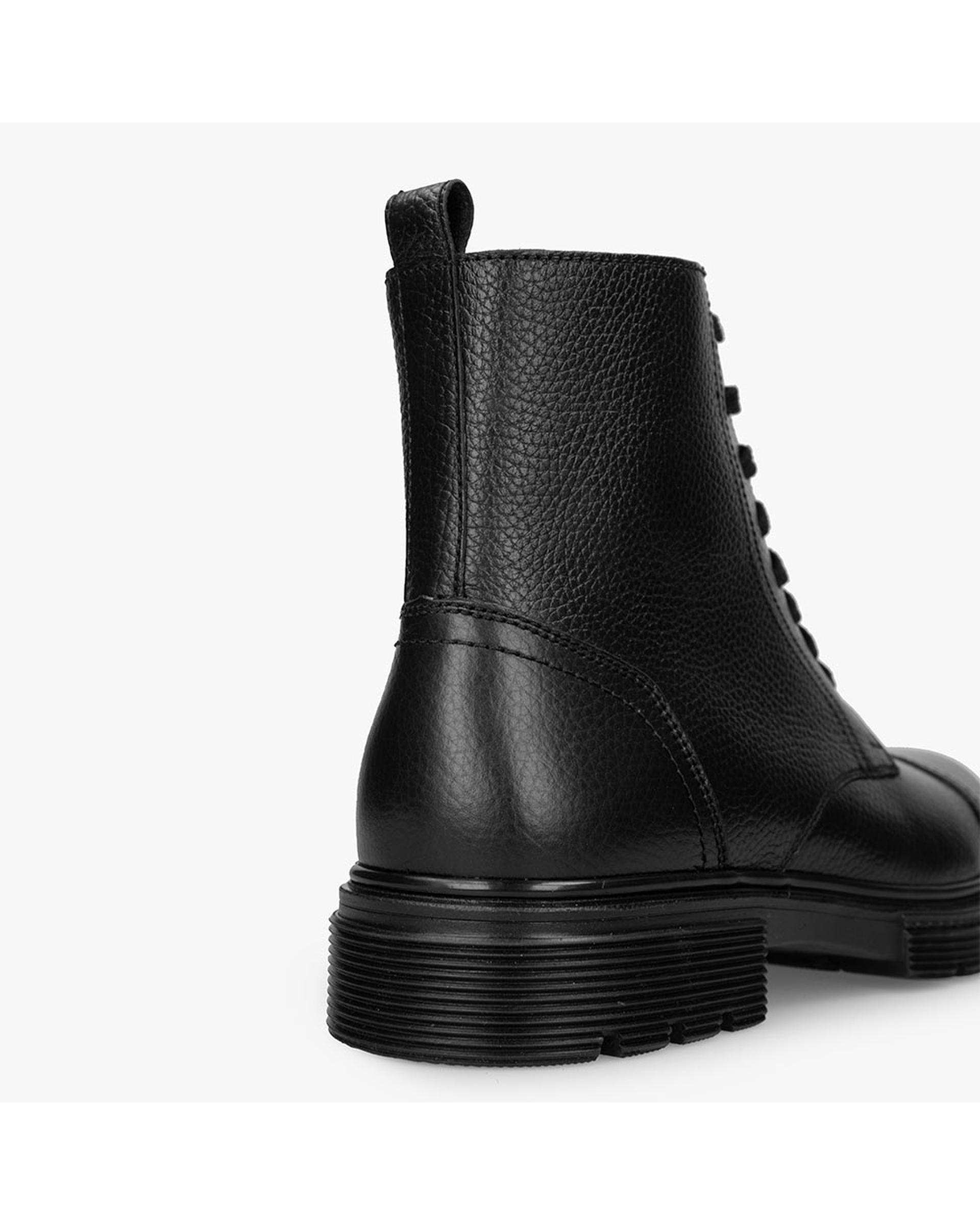 بوت چرم مردانه مشکی برتونیکس Berttonix کد ES-۴۰۶۰