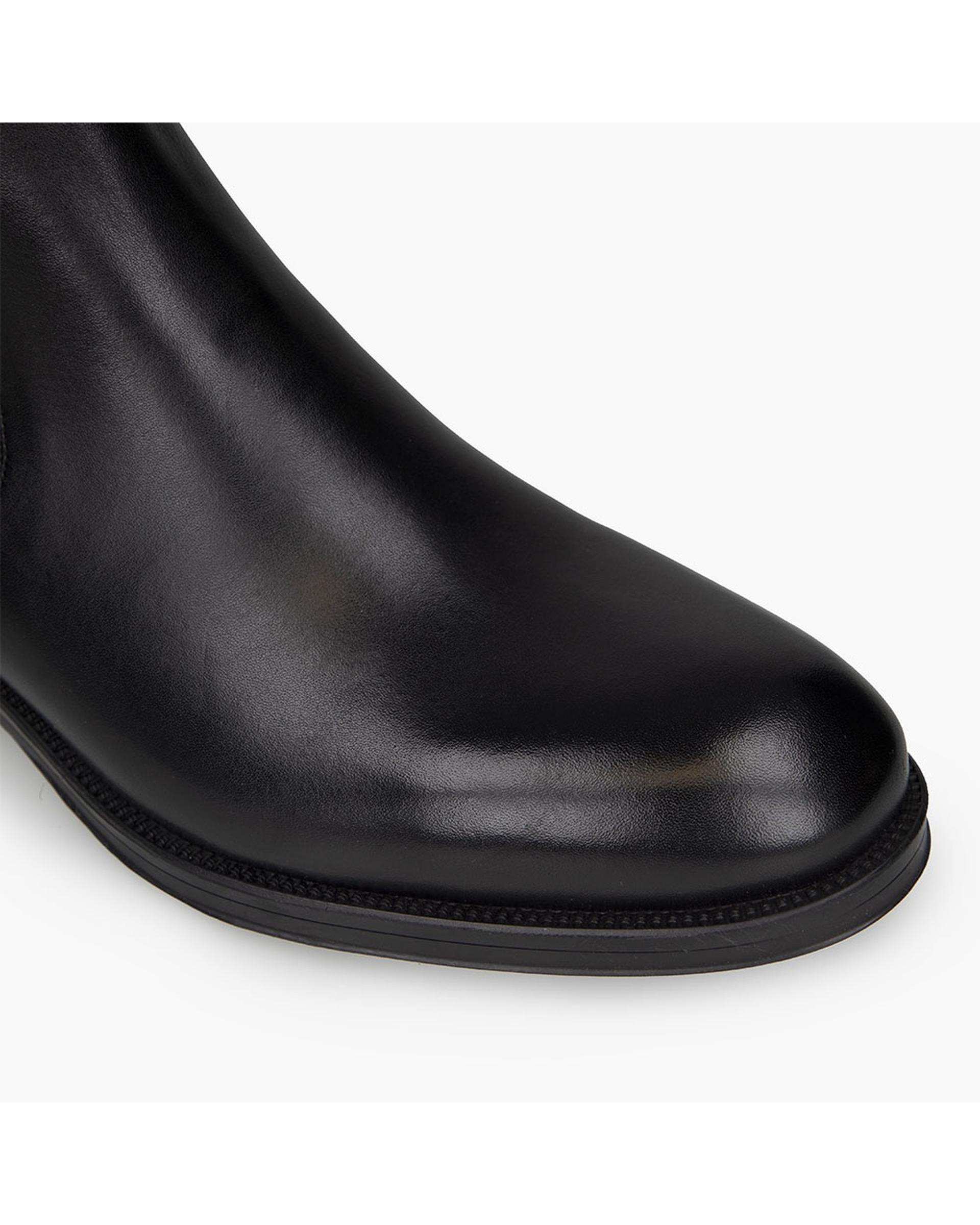 بوت چرم مردانه مشکی برتونیکس Berttonix کد ES-۴۰۵۵