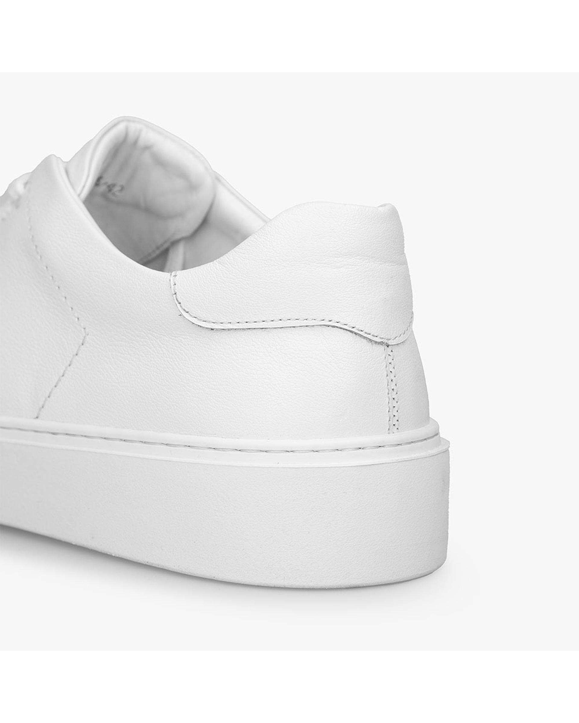 کفش چرم مردانه کژوال سفید برتونیکس Berttonix کد MT-۴۰۸۲