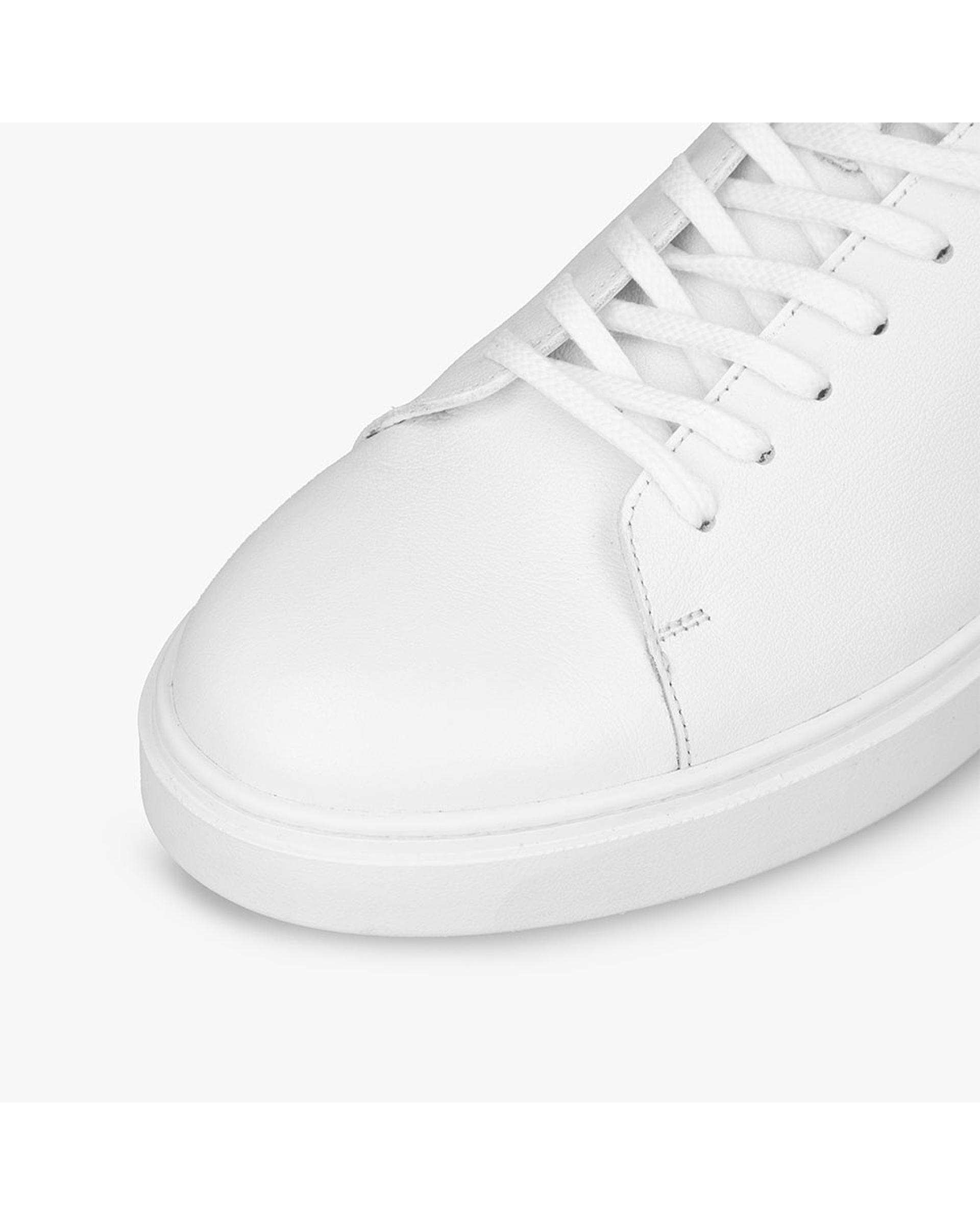 کفش چرم مردانه کژوال سفید برتونیکس Berttonix کد MT-۴۰۸۲