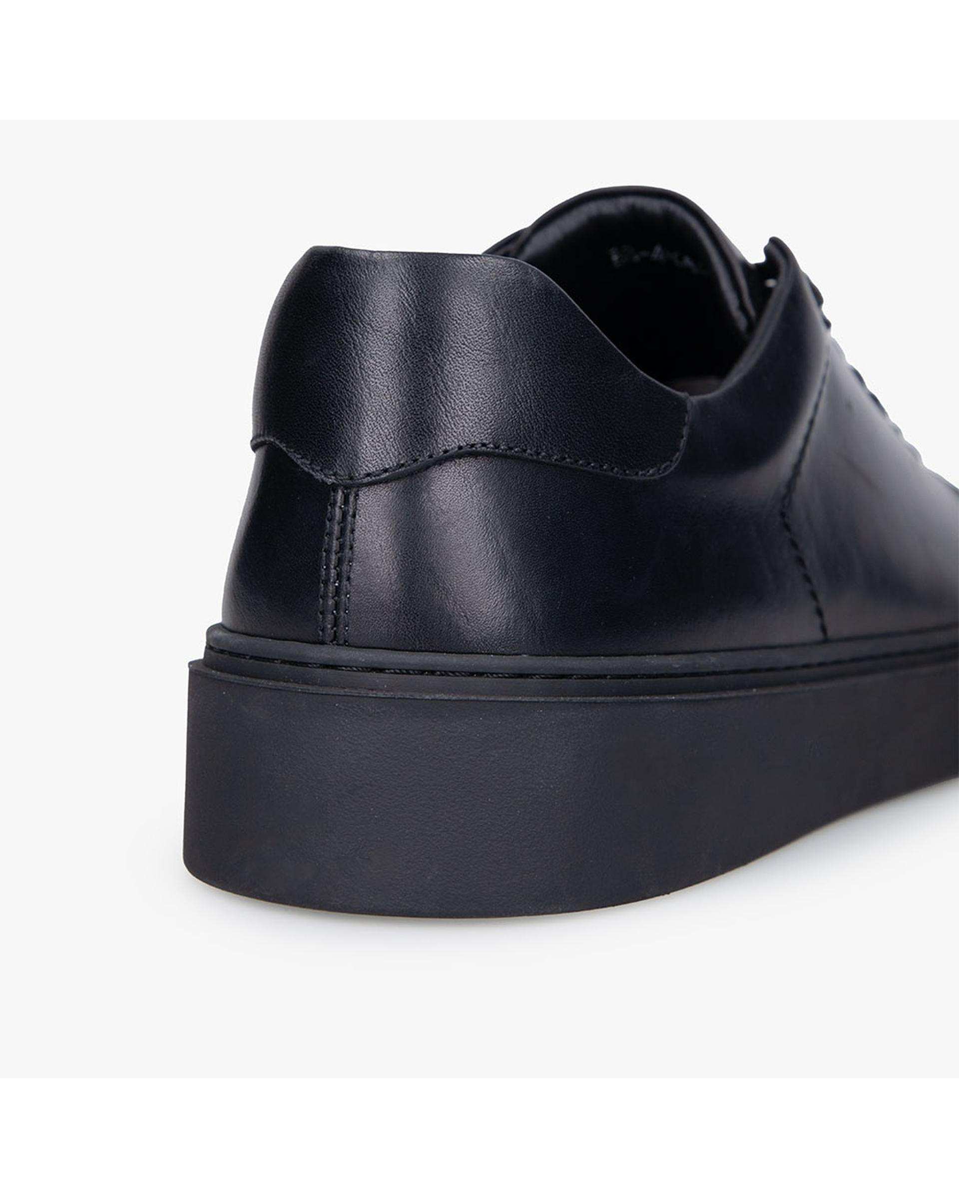 کفش چرم مردانه کژوال مشکی برتونیکس Berttonix کد MT-۴۰۸۲