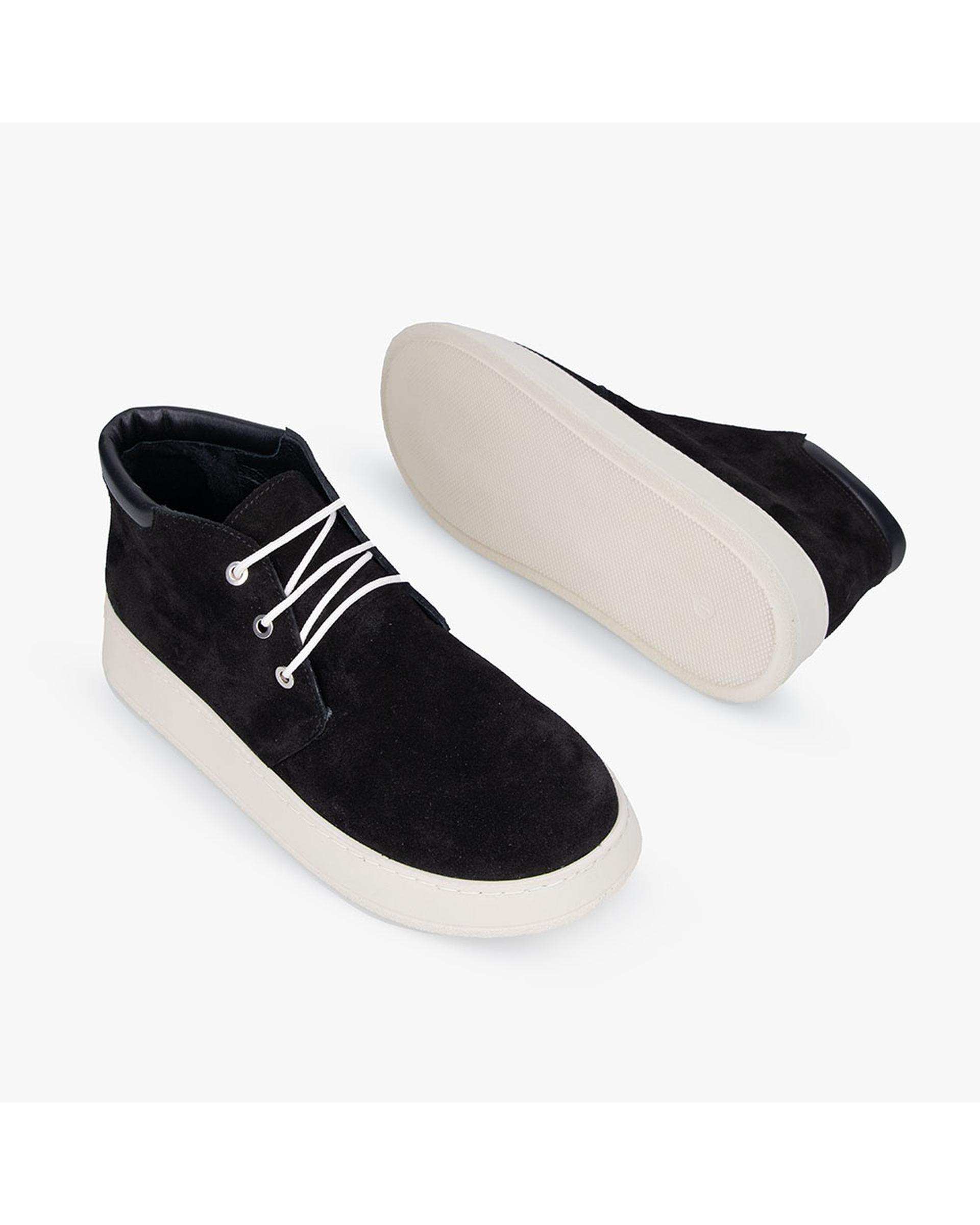 نیم بوت چرم زنانه مشکی برتونیکس Berttonix کد A-۴۰۲۸