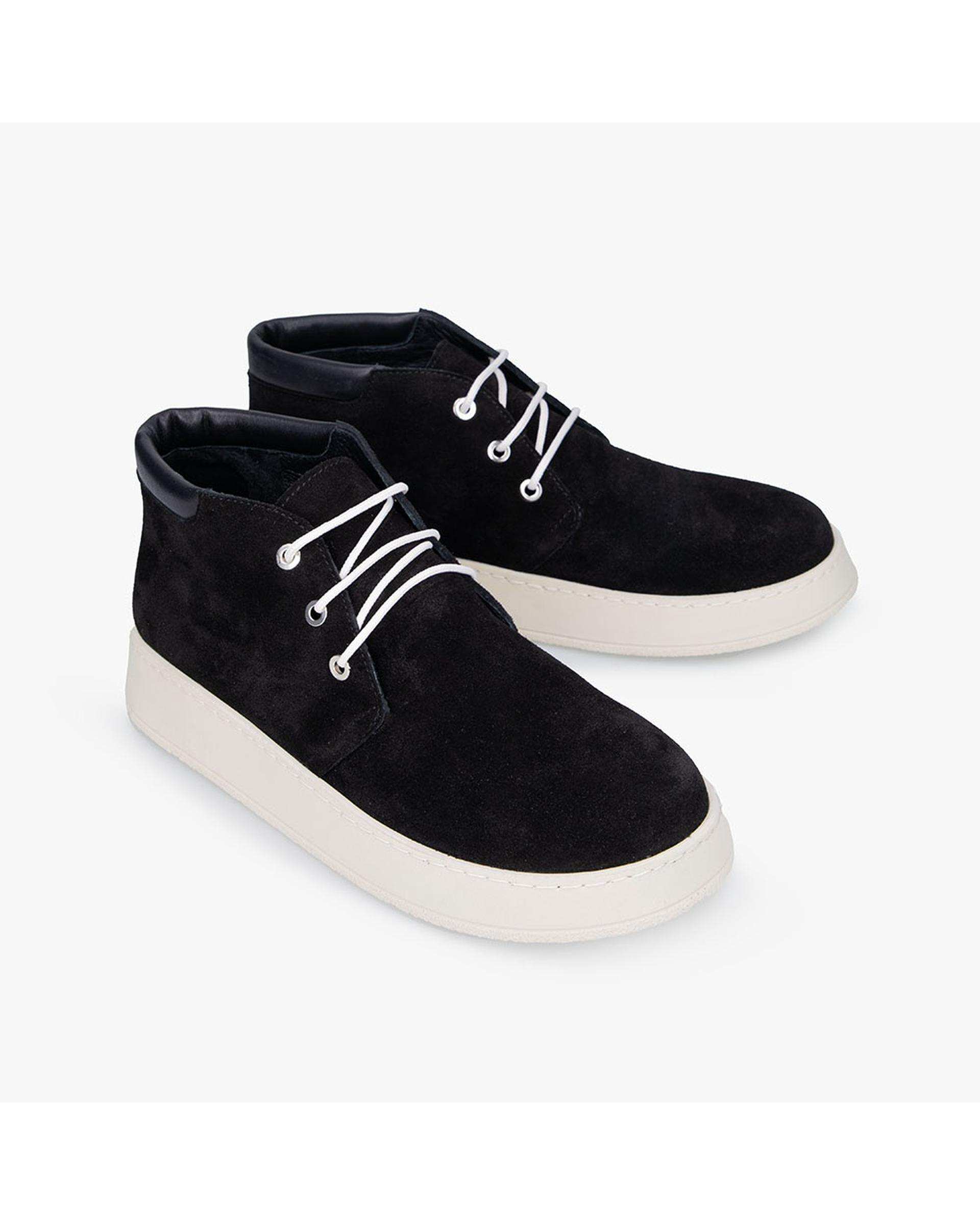 نیم بوت چرم زنانه مشکی برتونیکس Berttonix کد A-۴۰۲۸