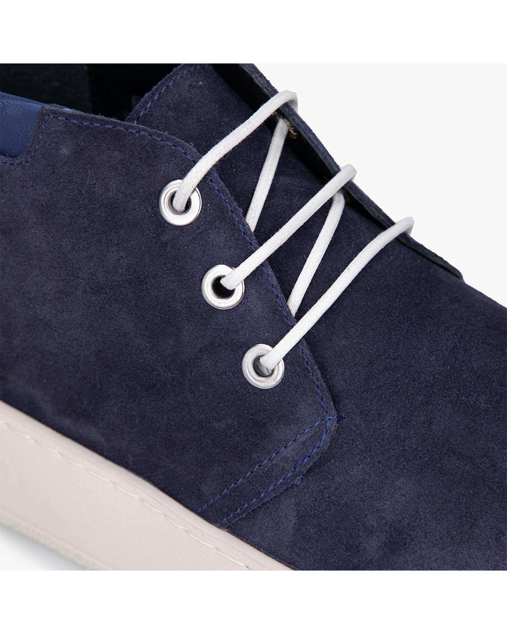 نیم بوت چرم زنانه سرمه ای برتونیکس Berttonix کد A-۴۰۲۸