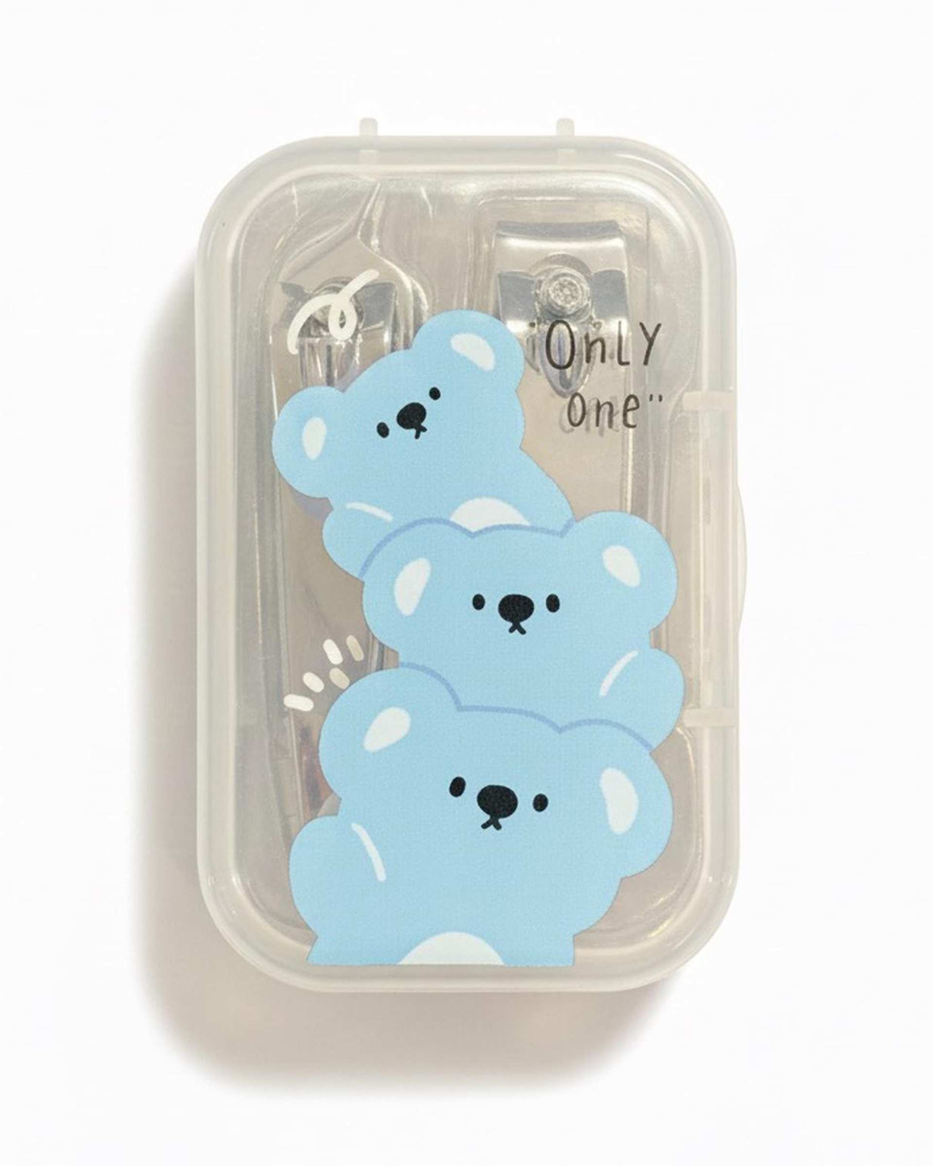 ست ناخن گیر استیل ضد زنگ 2 عددی طرح فانتزی