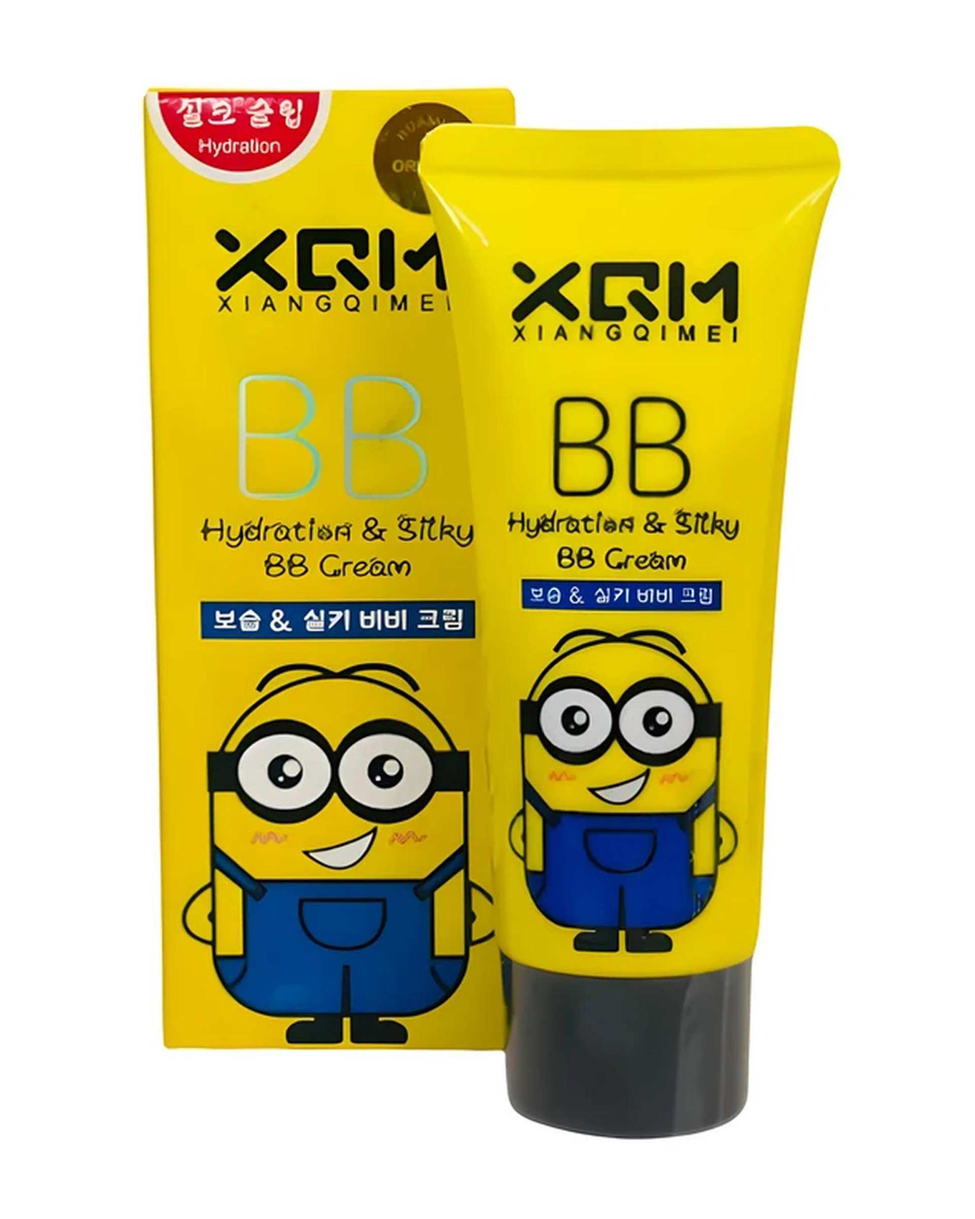 کرم پودر BB ایکس کیو ام XQM مدل مینیون بی بی کرم مناسب انواع پوست وزن 65 گرم