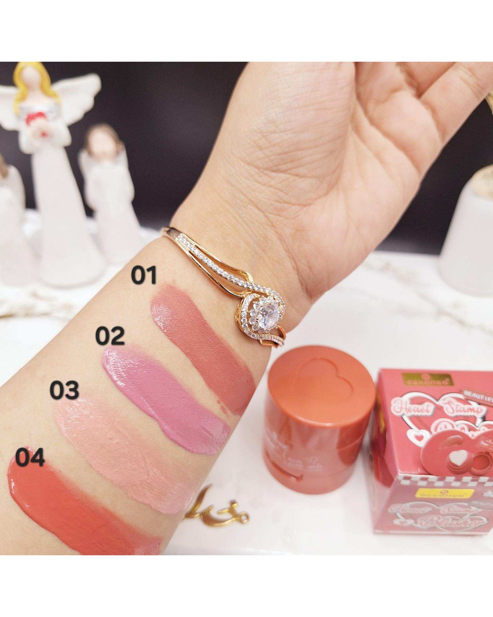 رژگونه استامپی قلبی اسنس ESSENCE شماره 3