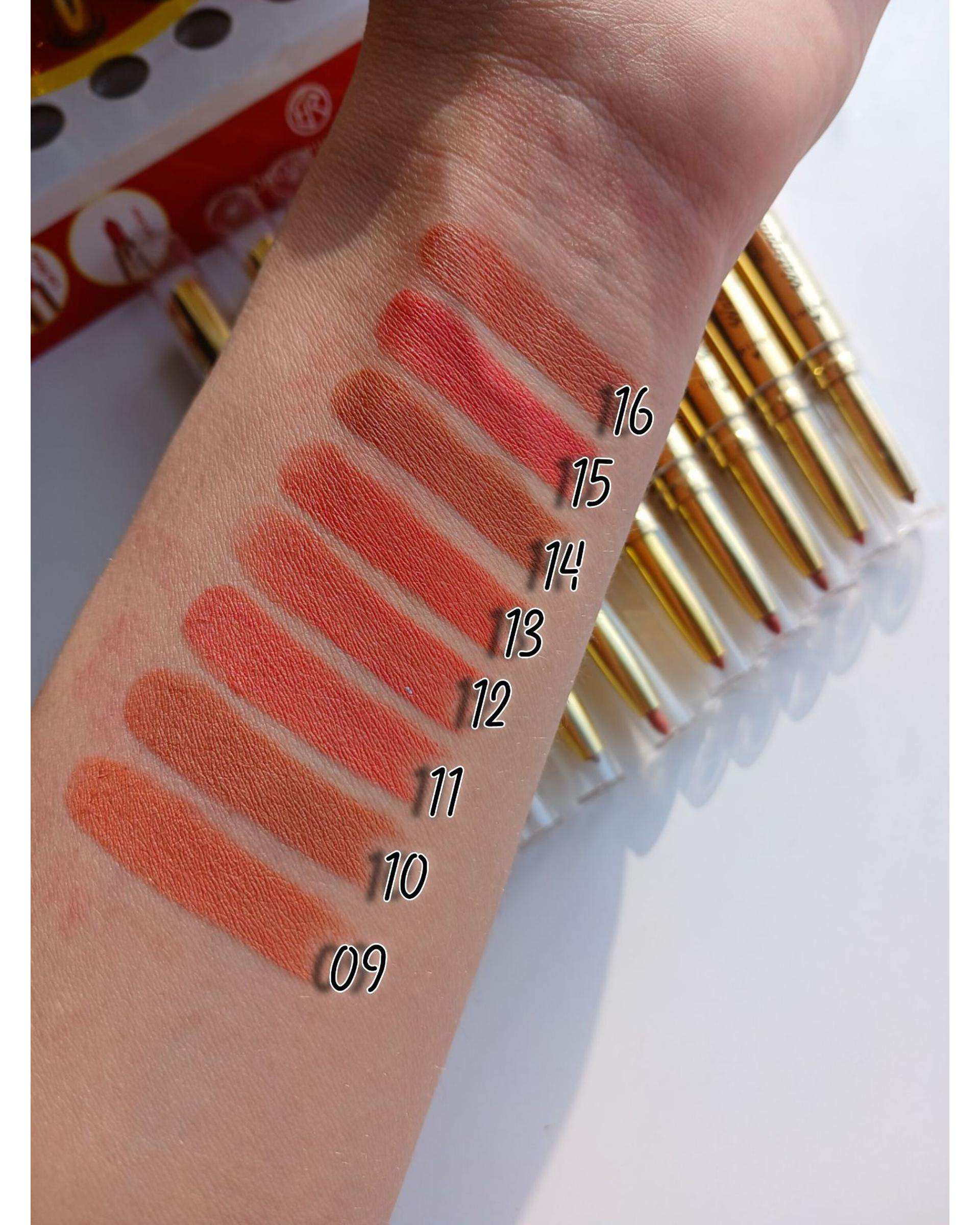 ست دو طرفه خط لب و رژ لب رمانتیک شماره 15