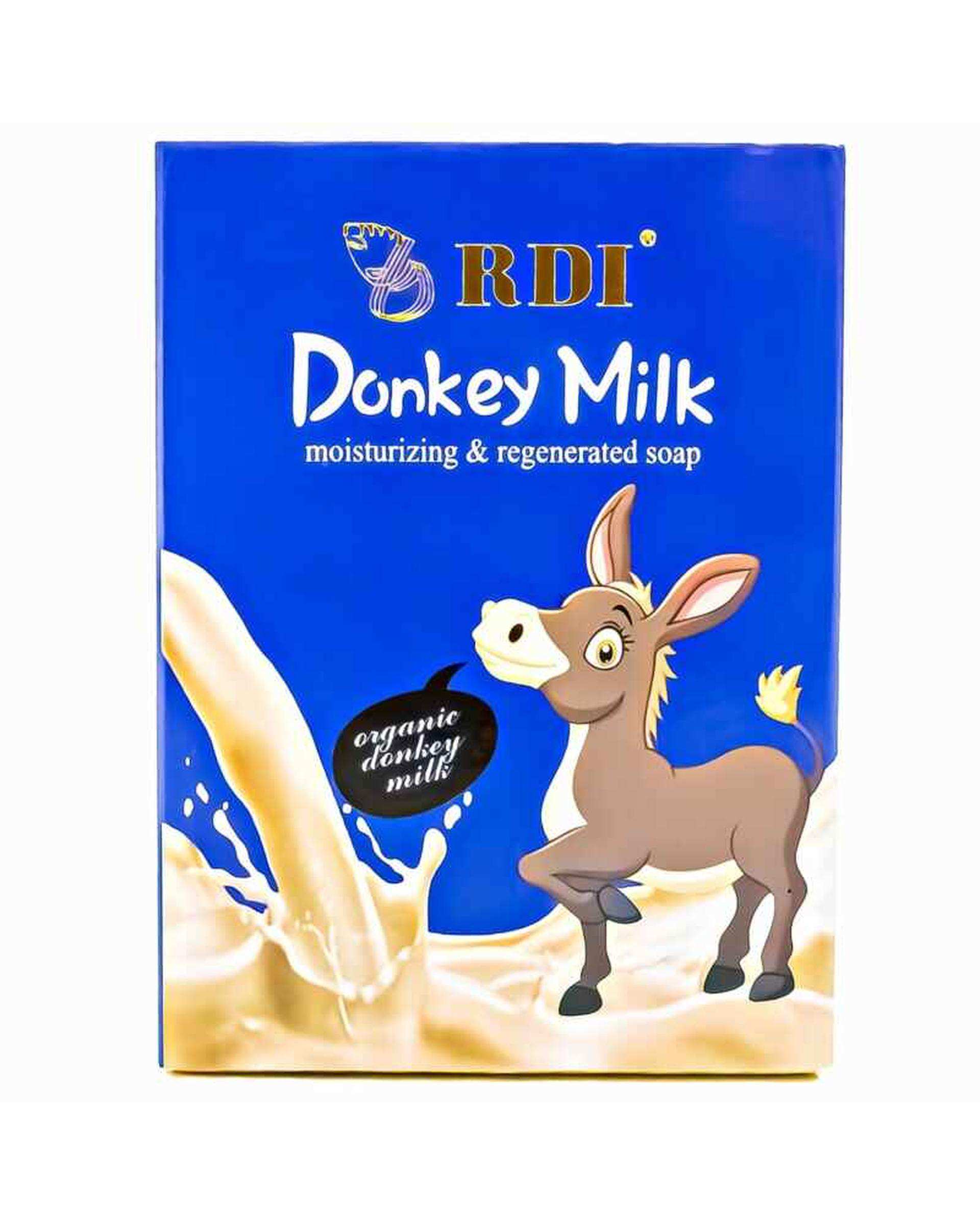 صابون صورت و بدن شیر الاغ مرطوب کننده و بازسازی کننده Rdi وزن 100 گرم