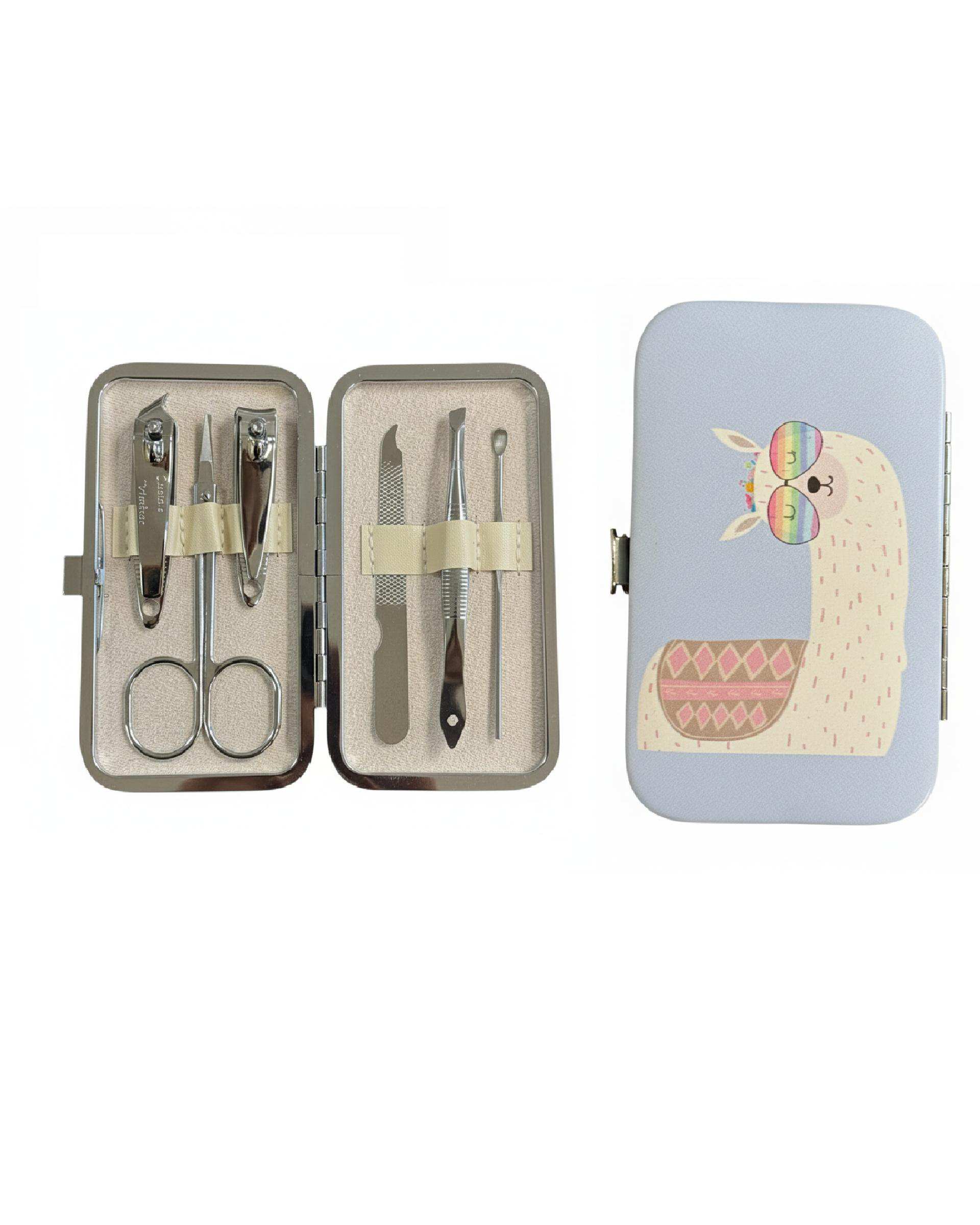 ست مانیکور و پدیکور و ناخن گیر استیل فانتزی مجموعه 6 عددی