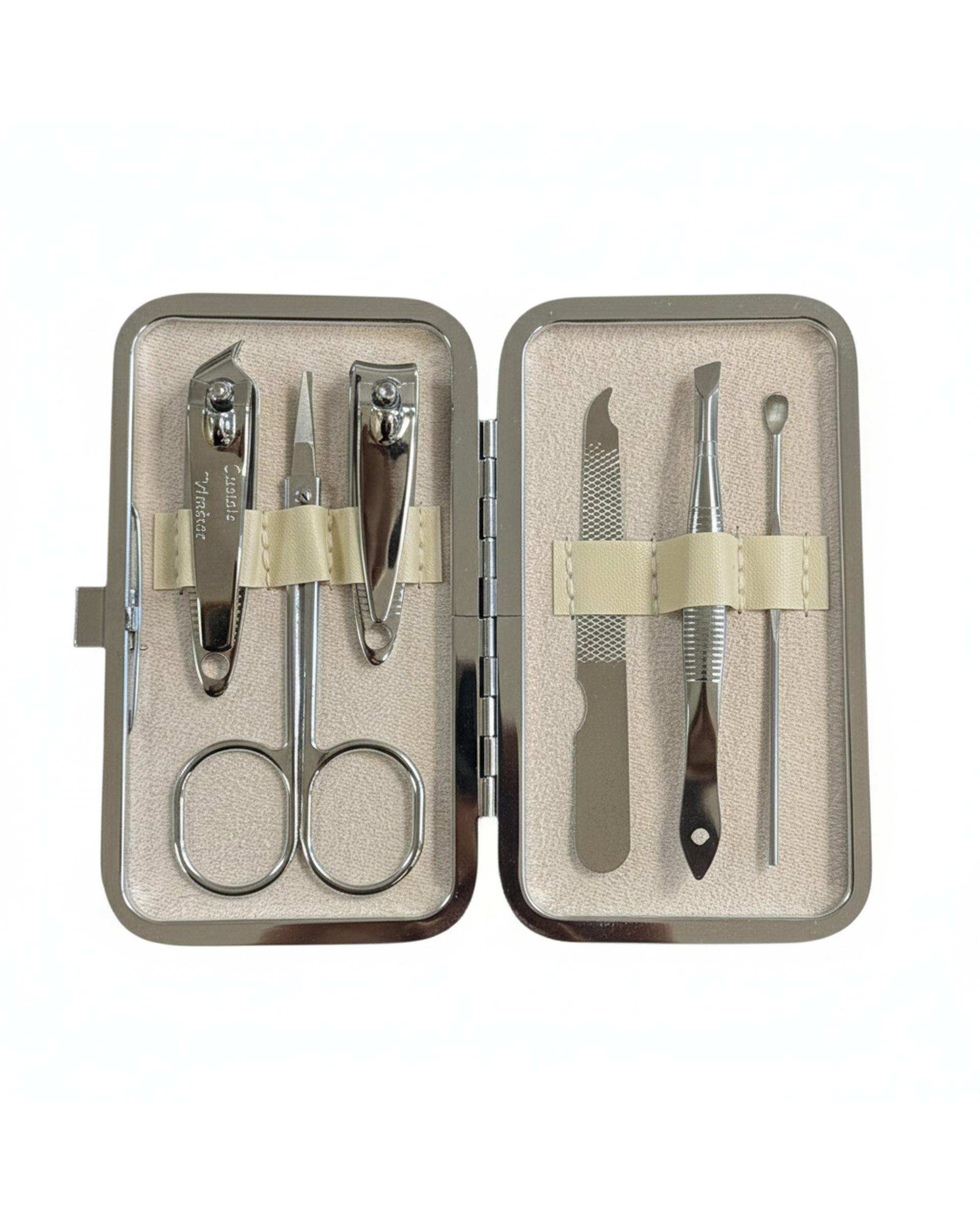 ست مانیکور و پدیکور و ناخن گیر استیل فانتزی مجموعه 6 عددی