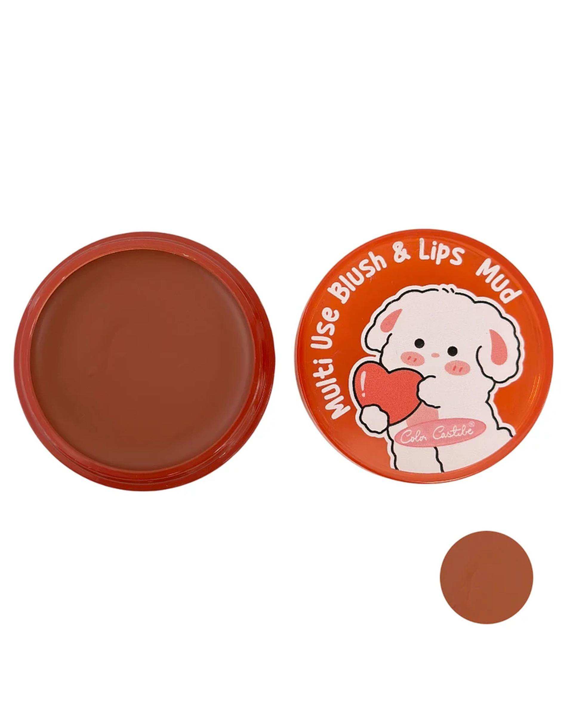 رژگونه و رژلب مات کالرکستل مدل فانتزی شماره 03