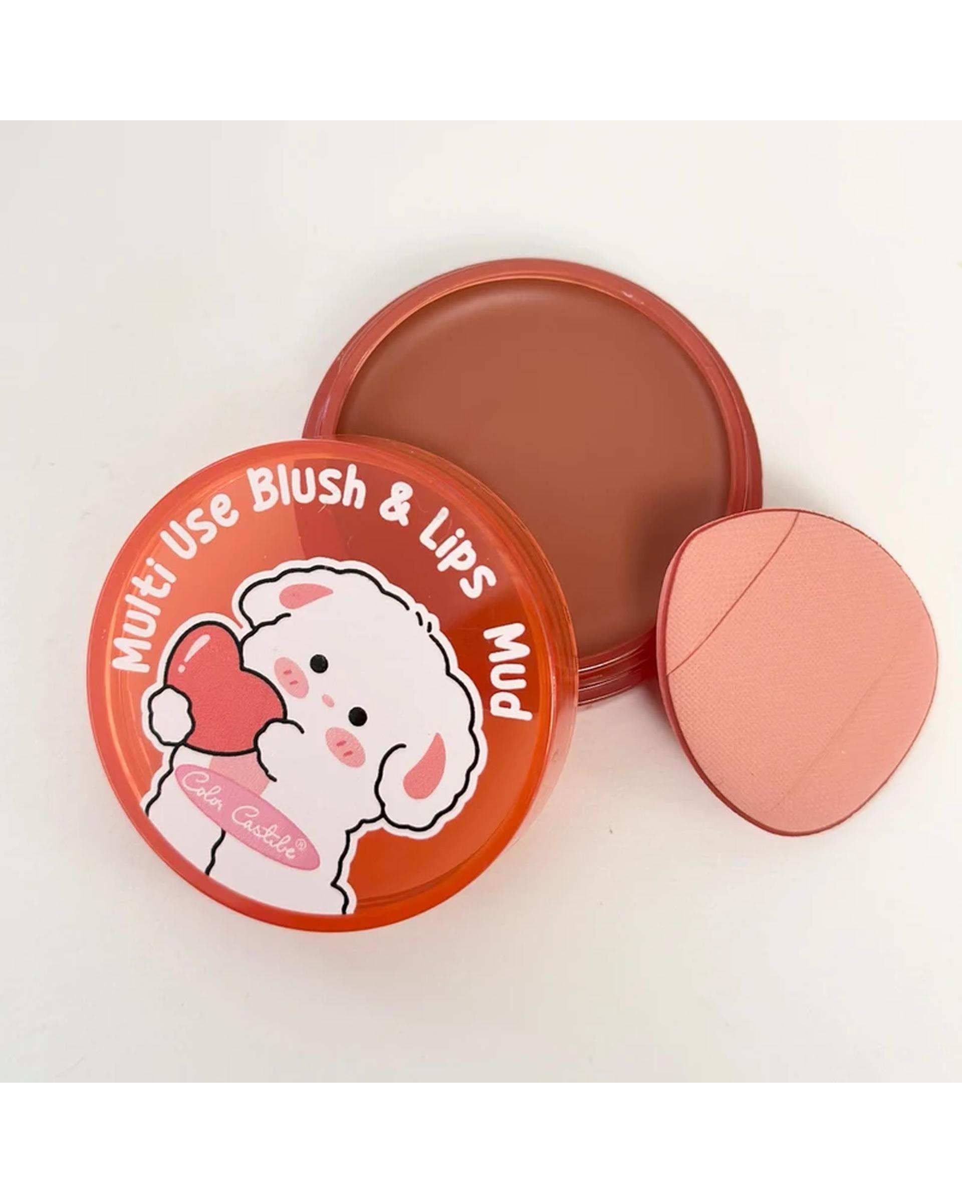 رژگونه و رژلب مات کالرکستل مدل فانتزی شماره 03