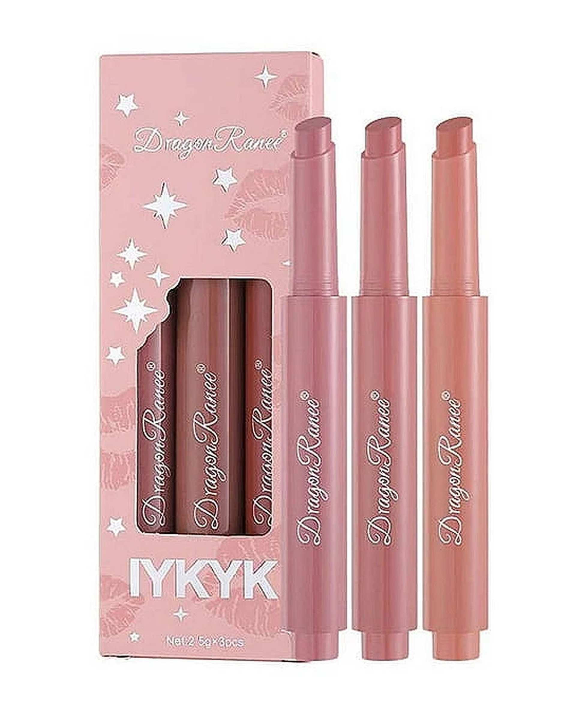رژ لب جامد دراگون رانی Dragon Ranee کد A بسته 3 عددی
