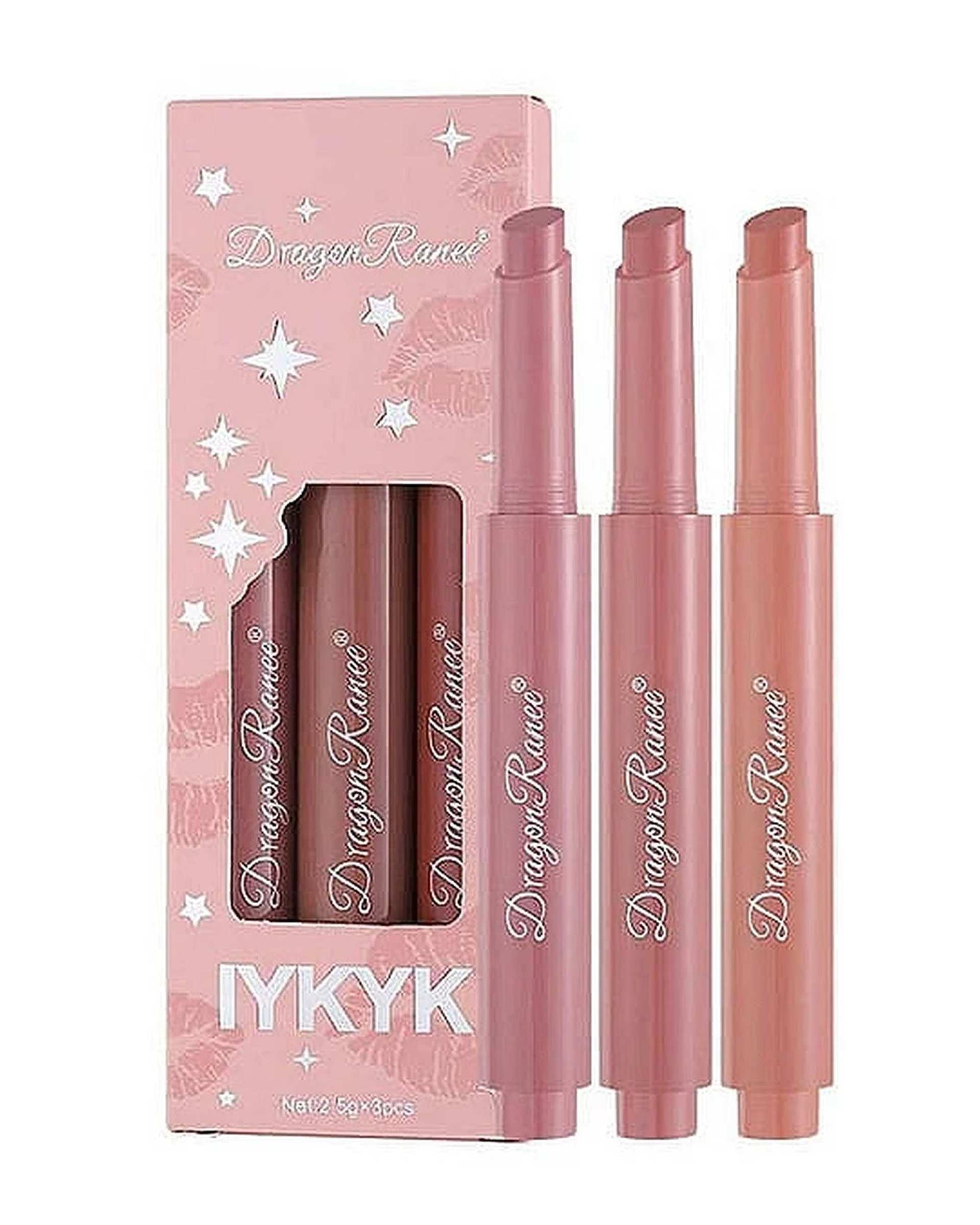 رژ لب جامد دراگون رانی Dragon Ranee کد B بسته 3 عددی