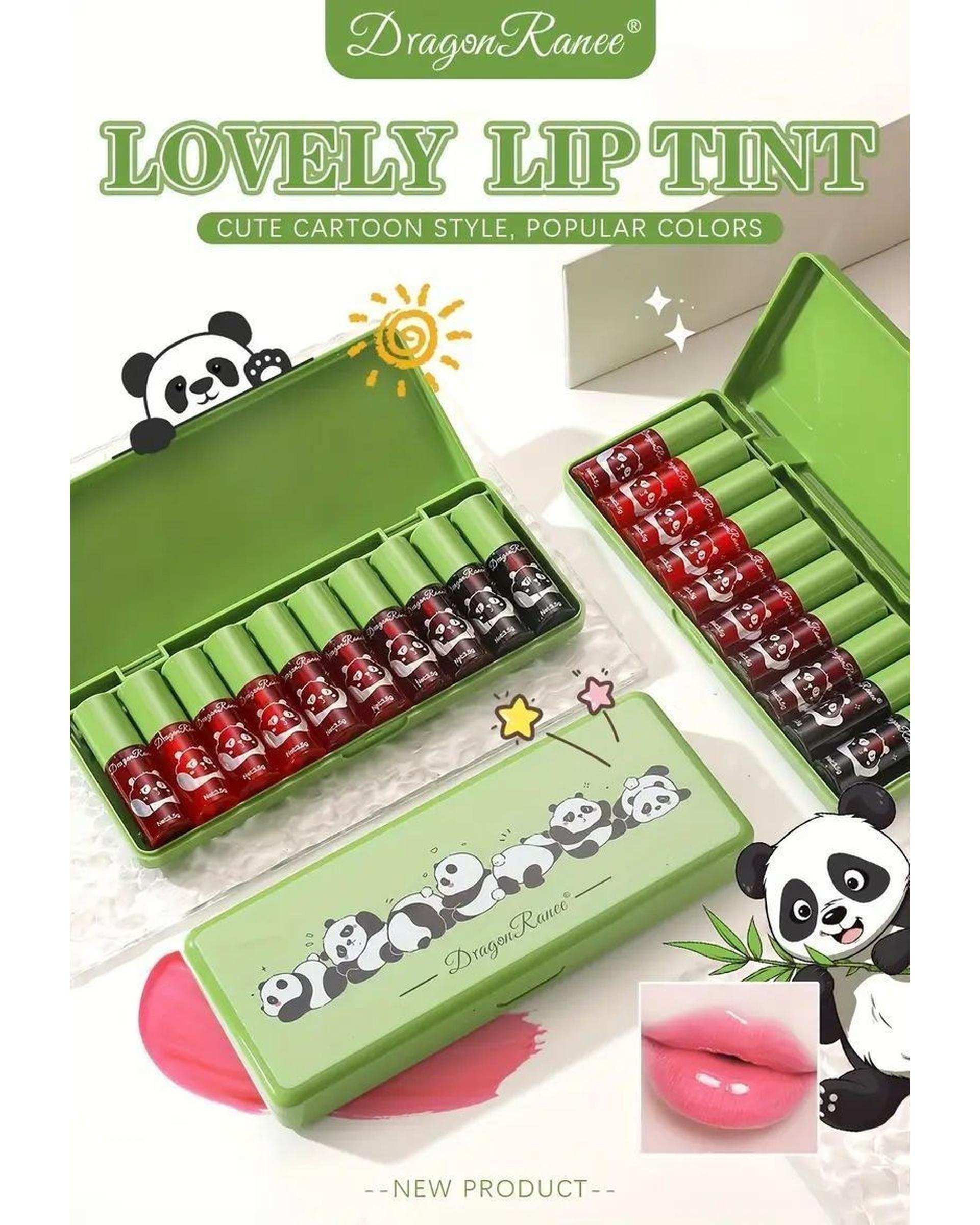 پک 10 تایی تینت لب مدل پاندا