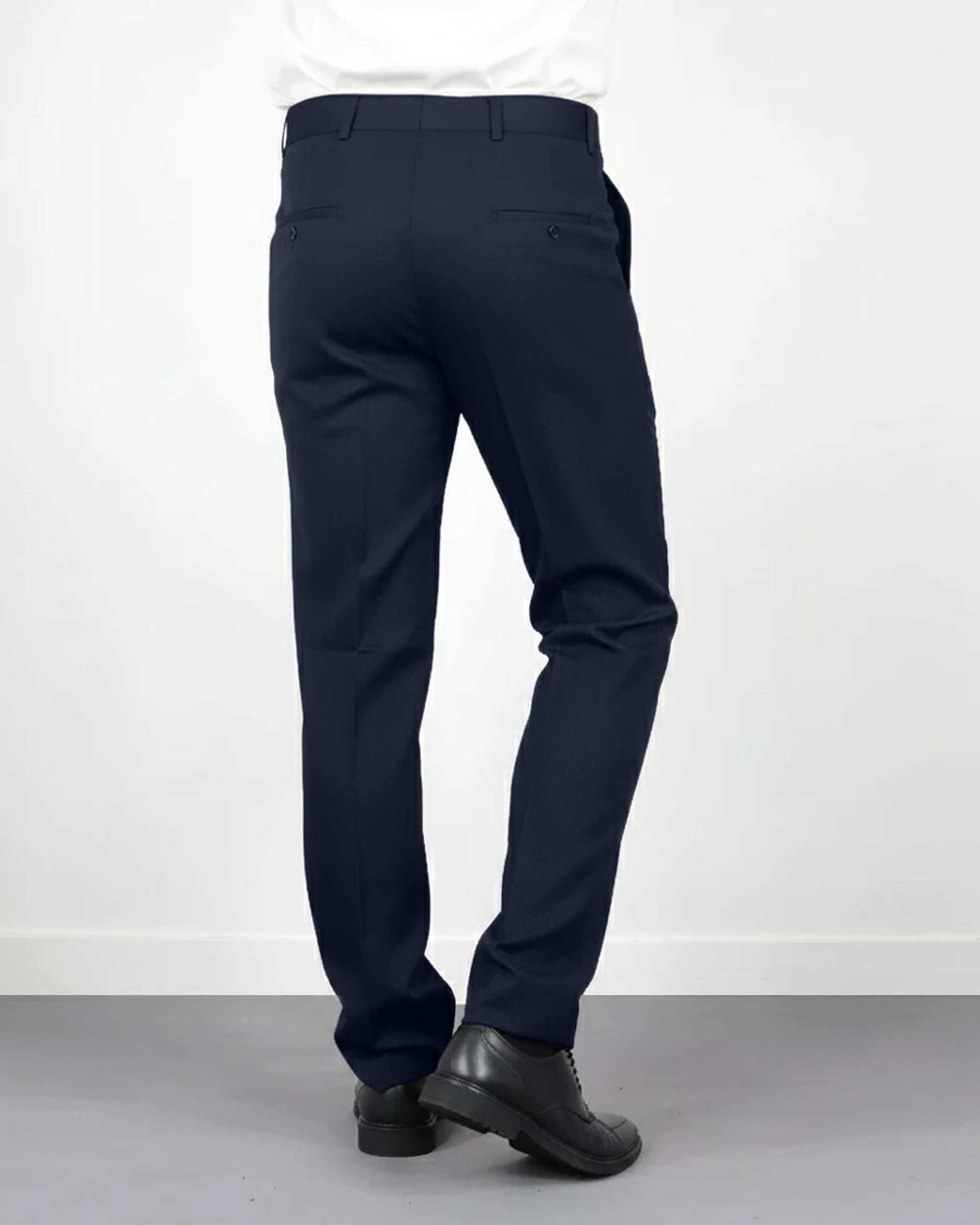 شلوار پارچه ای مردانه سرمه ای یوسف Yoosef کد 202049