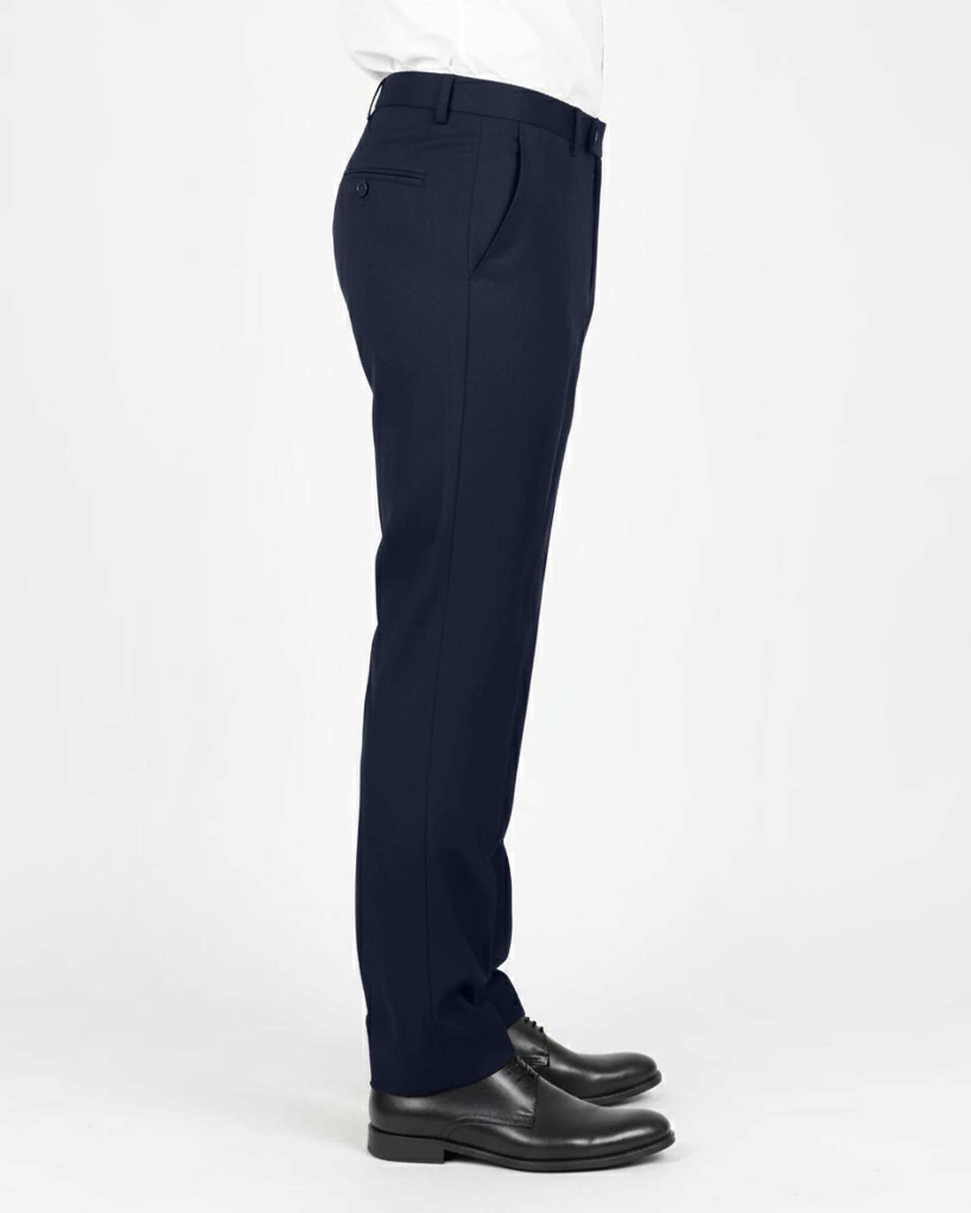 شلوار پارچه ای مردانه سرمه ای یوسف Yoosef کد 202049