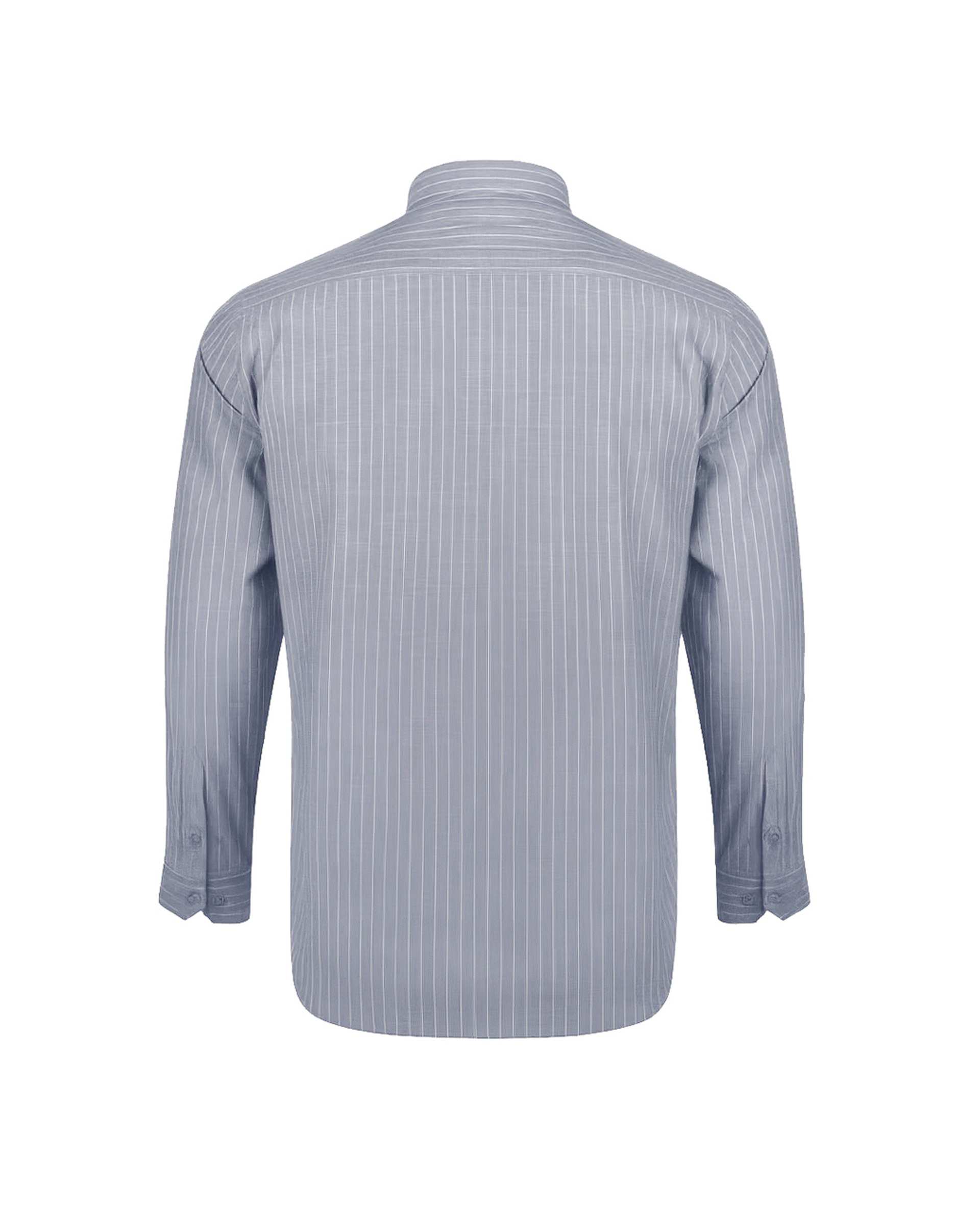 پیراهن مردانه کلاسیک طوسی تیره آماهی Amahi مدل راه راه کد 313004