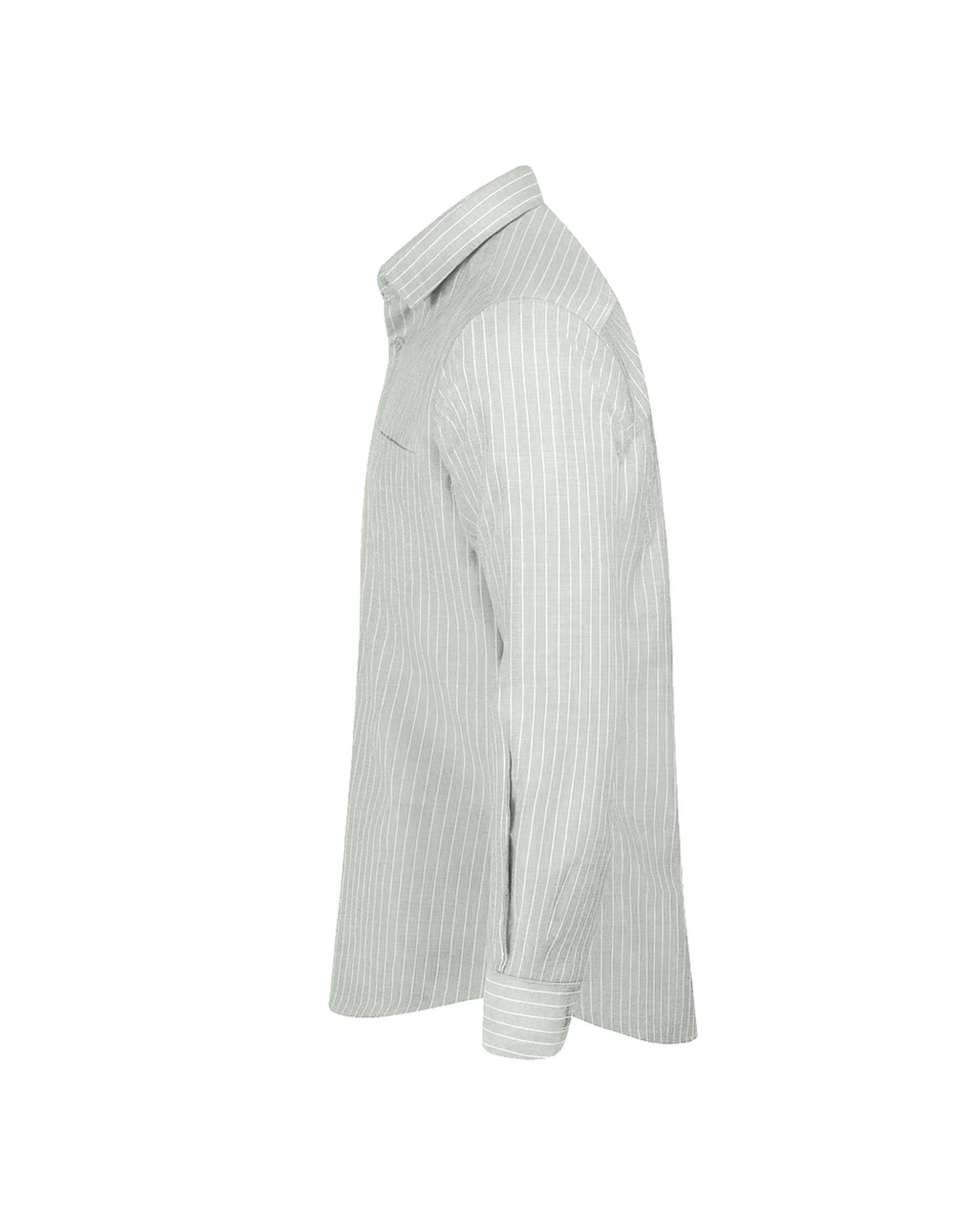 پیراهن مردانه کلاسیک طوسی روشن آماهی Amahi مدل راه راه کد 313004