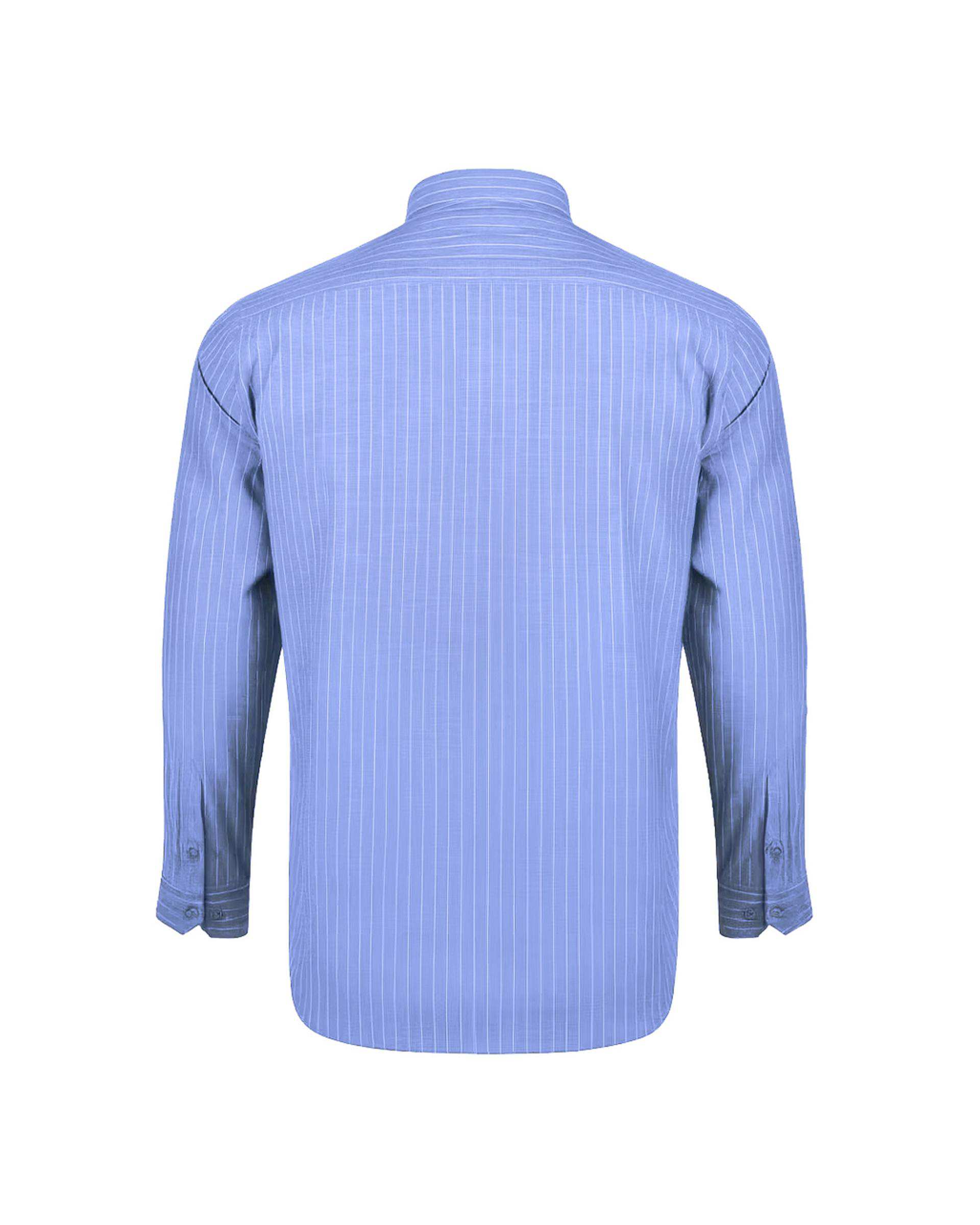 پیراهن مردانه کلاسیک آبی آماهی Amahi مدل راه راه کد 313004