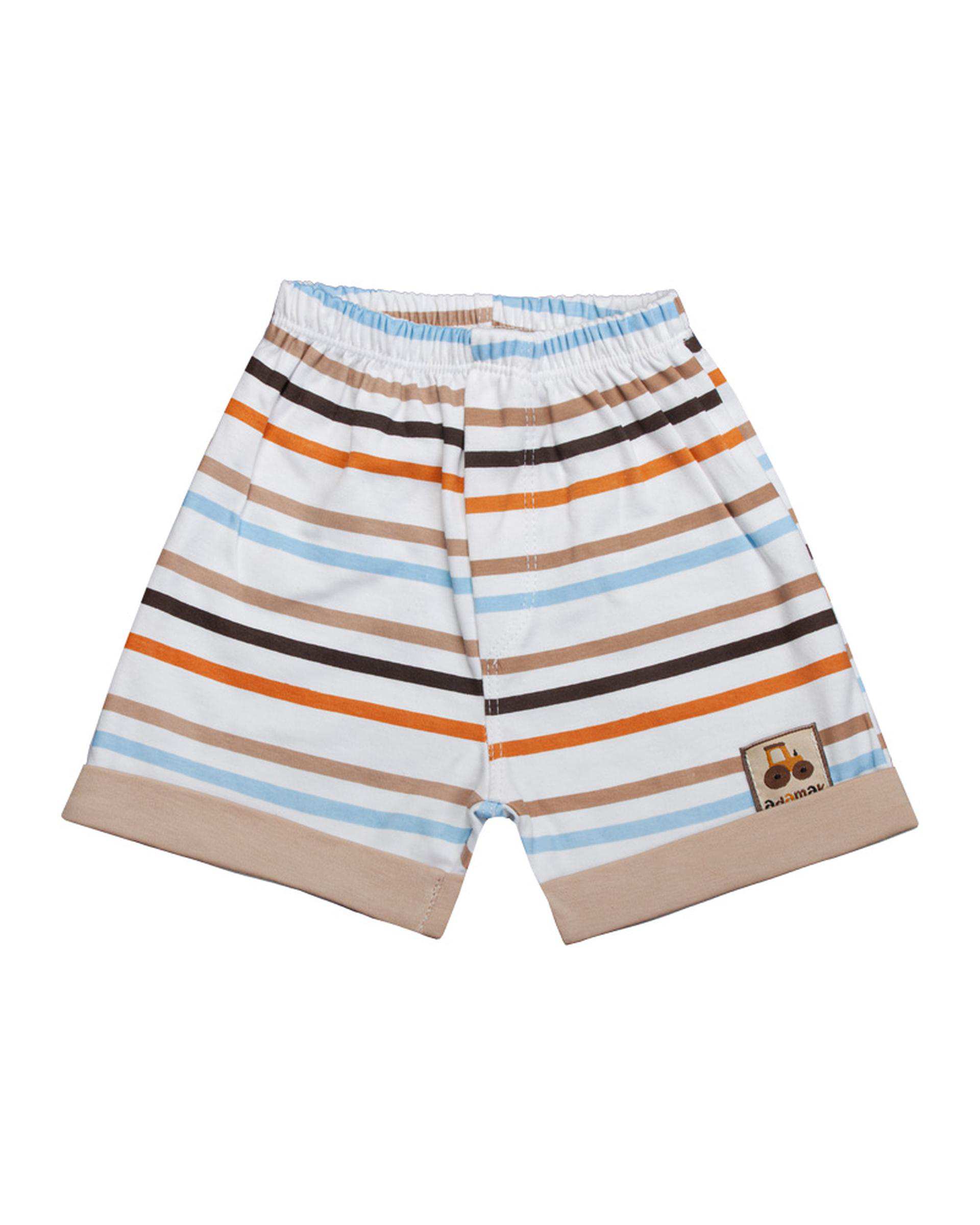 شورت نوزادی پادار کرم آدمک Adamak مدل مزرعه کد 032290