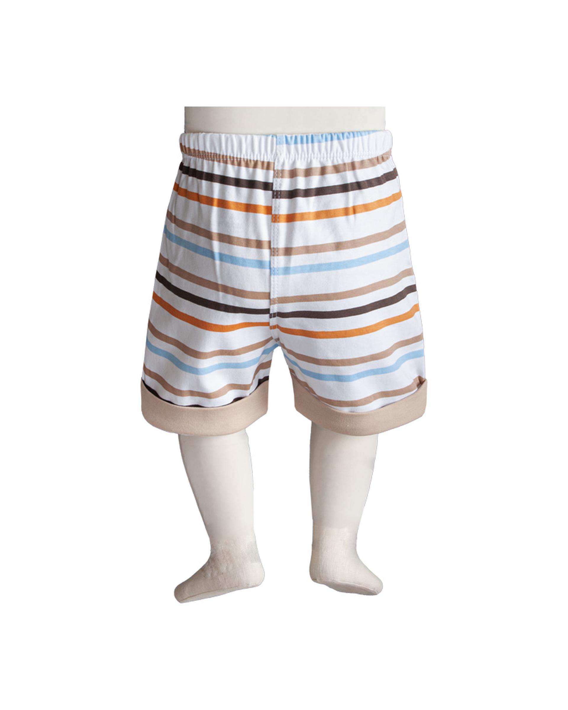 شورت نوزادی پادار کرم آدمک Adamak مدل مزرعه کد 032290