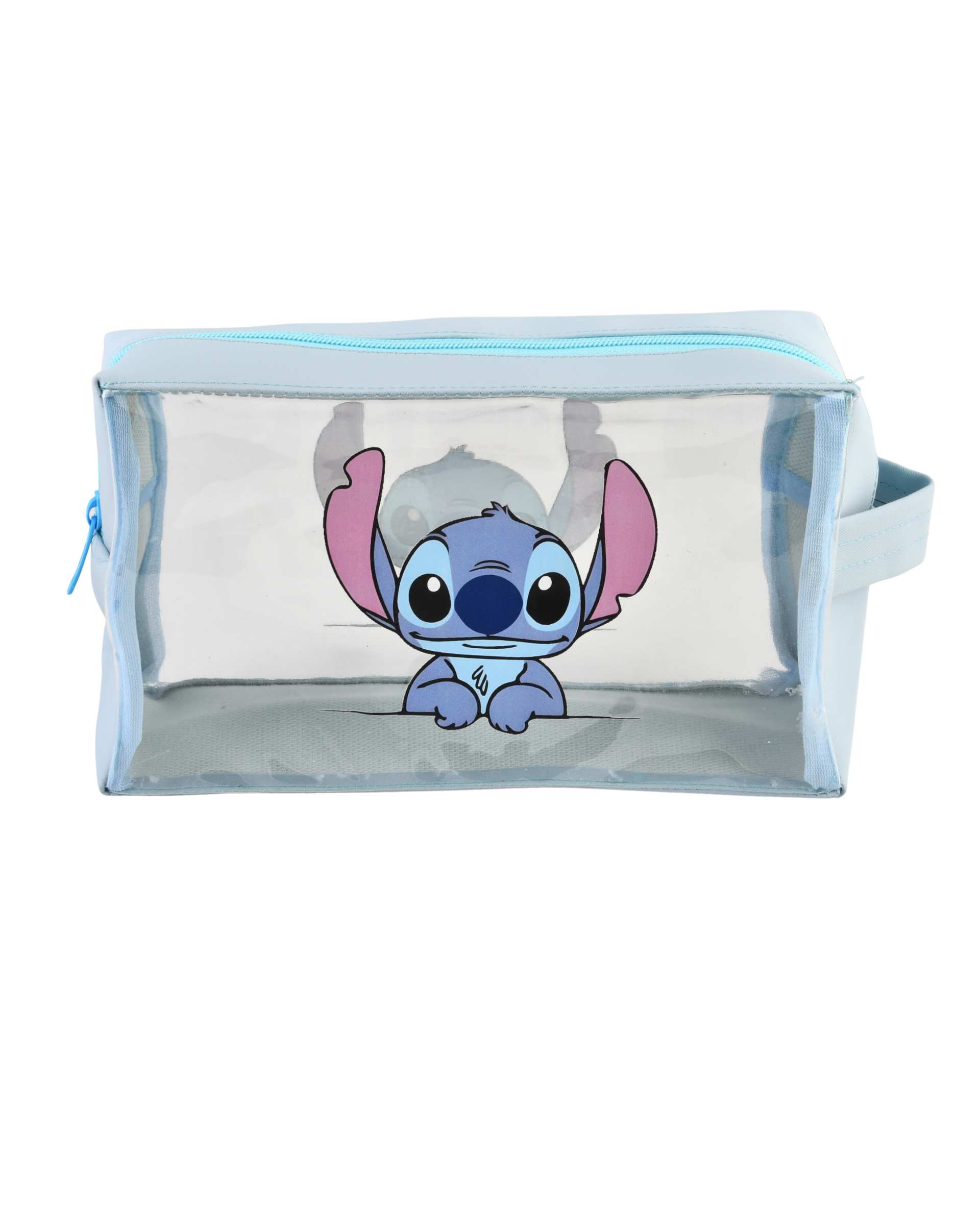 کیف لوازم آرایش آبی مدل استیج