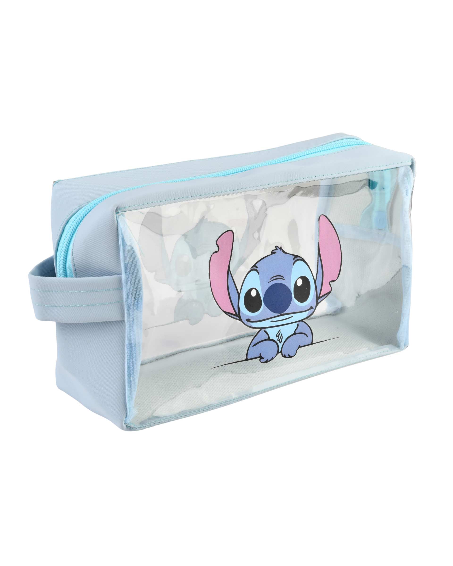 کیف لوازم آرایش آبی مدل استیج